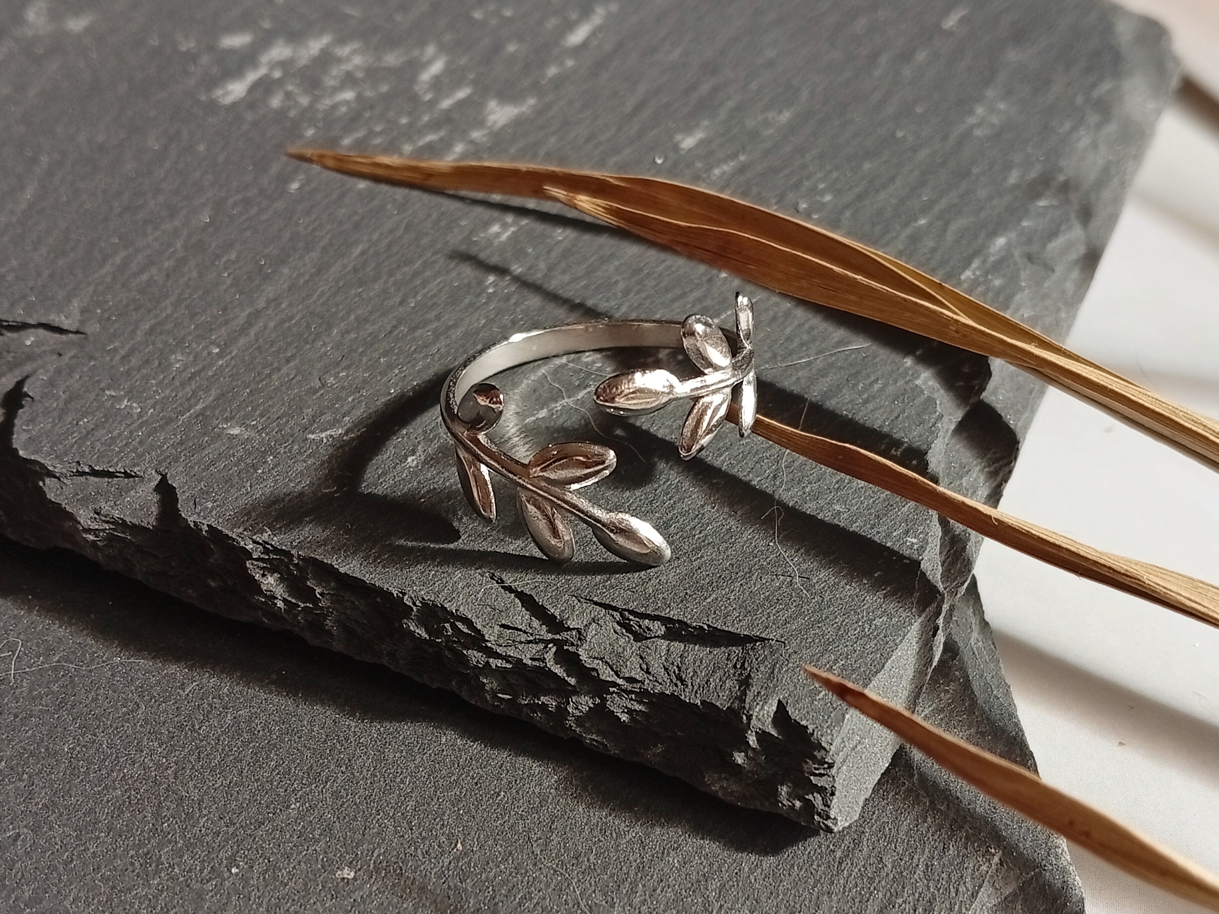 Edelstahl-Ring "Laurel"