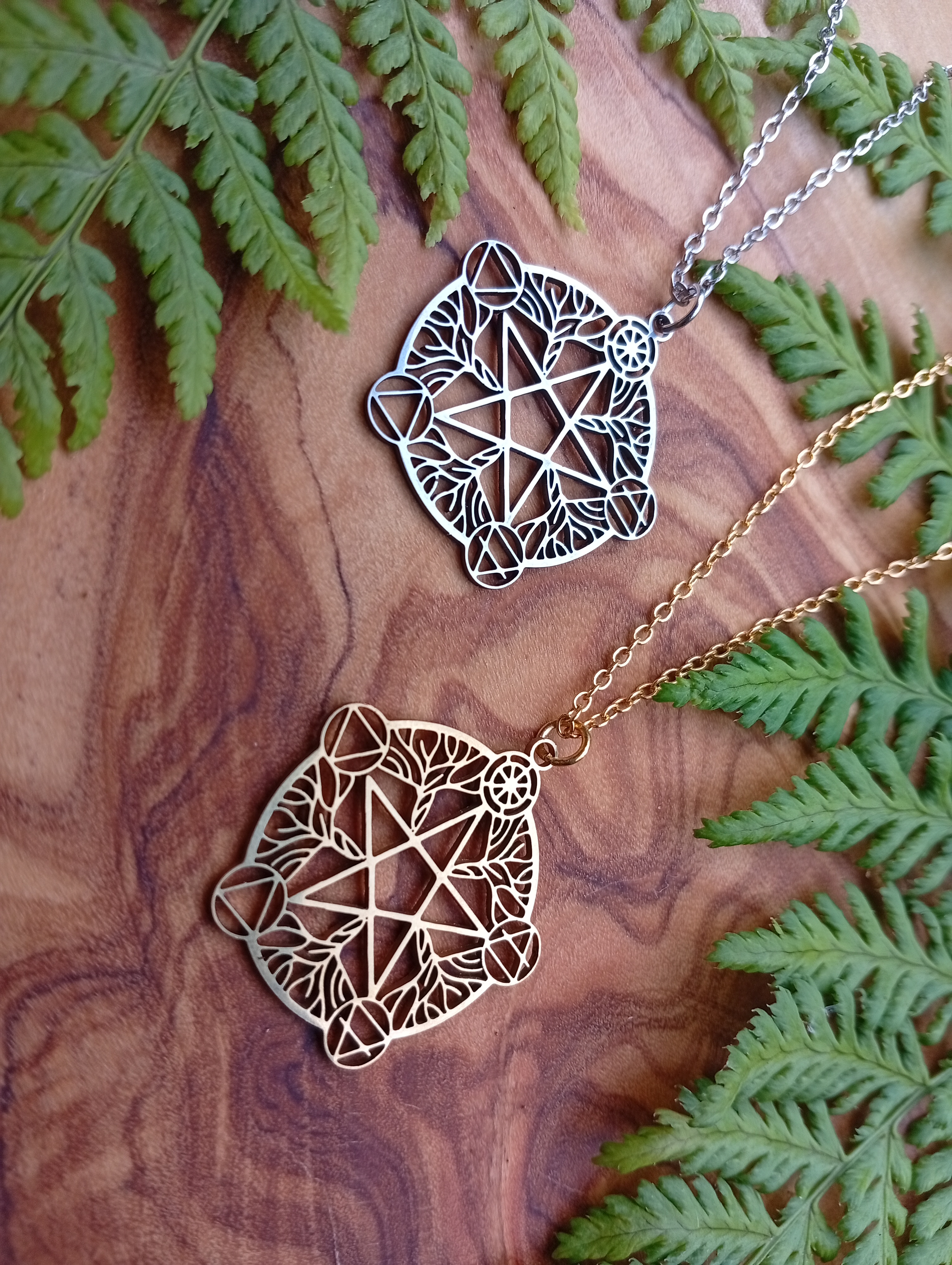 Edelstahlhalskette "Urkraft"