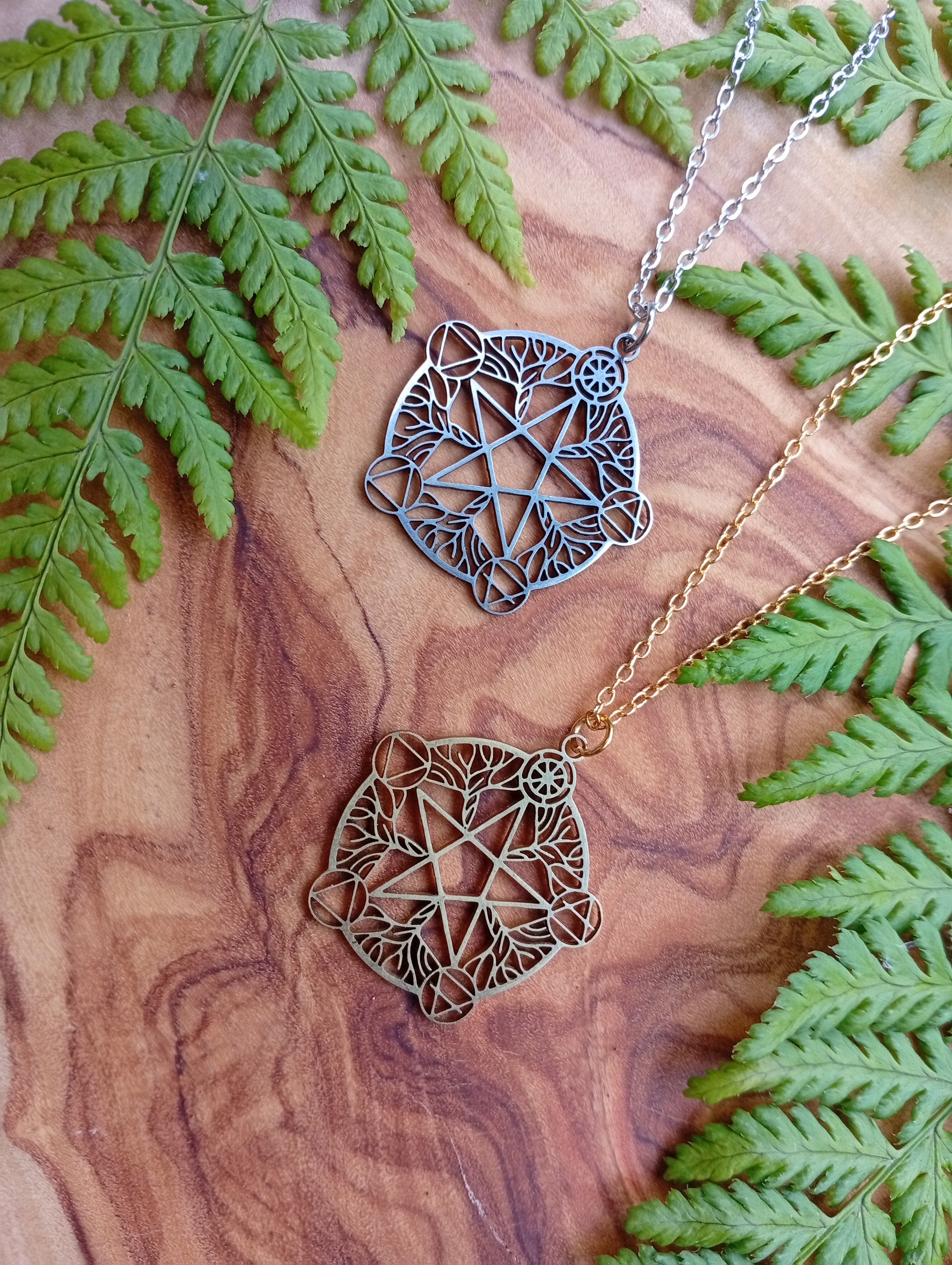 Edelstahlhalskette "Urkraft"