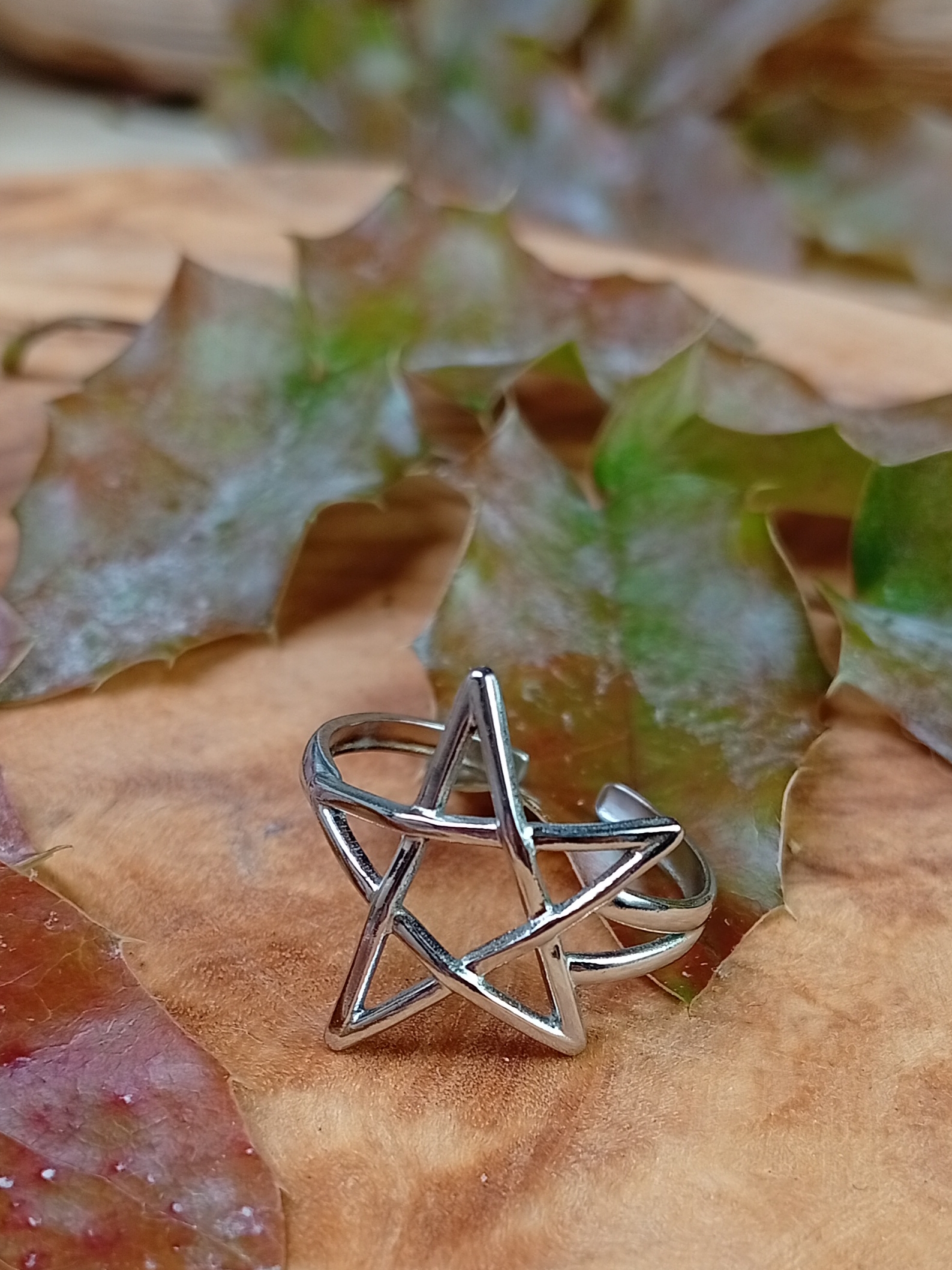 Pentagramm Ring