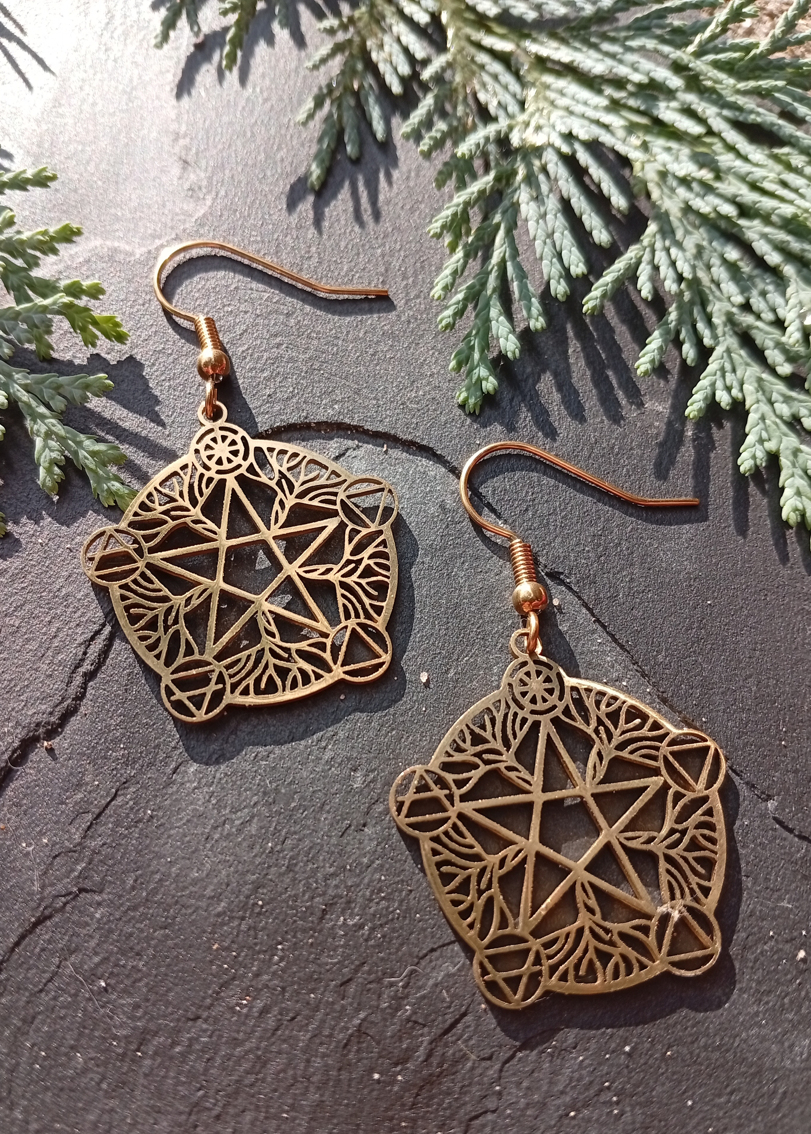 Edelstahl-Ohrringe "Urkraft" 