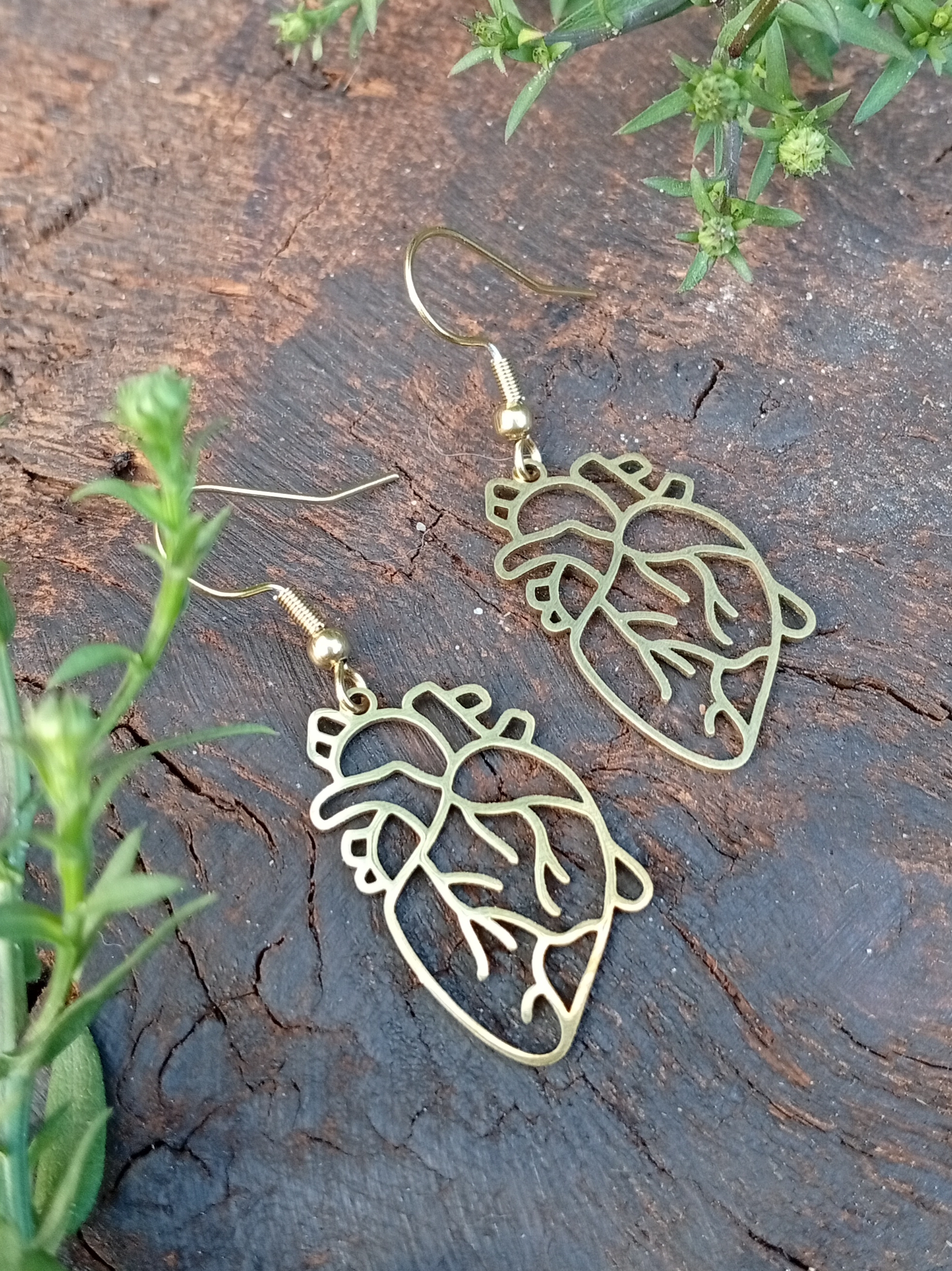 Anatomisches Herz Ohrringe