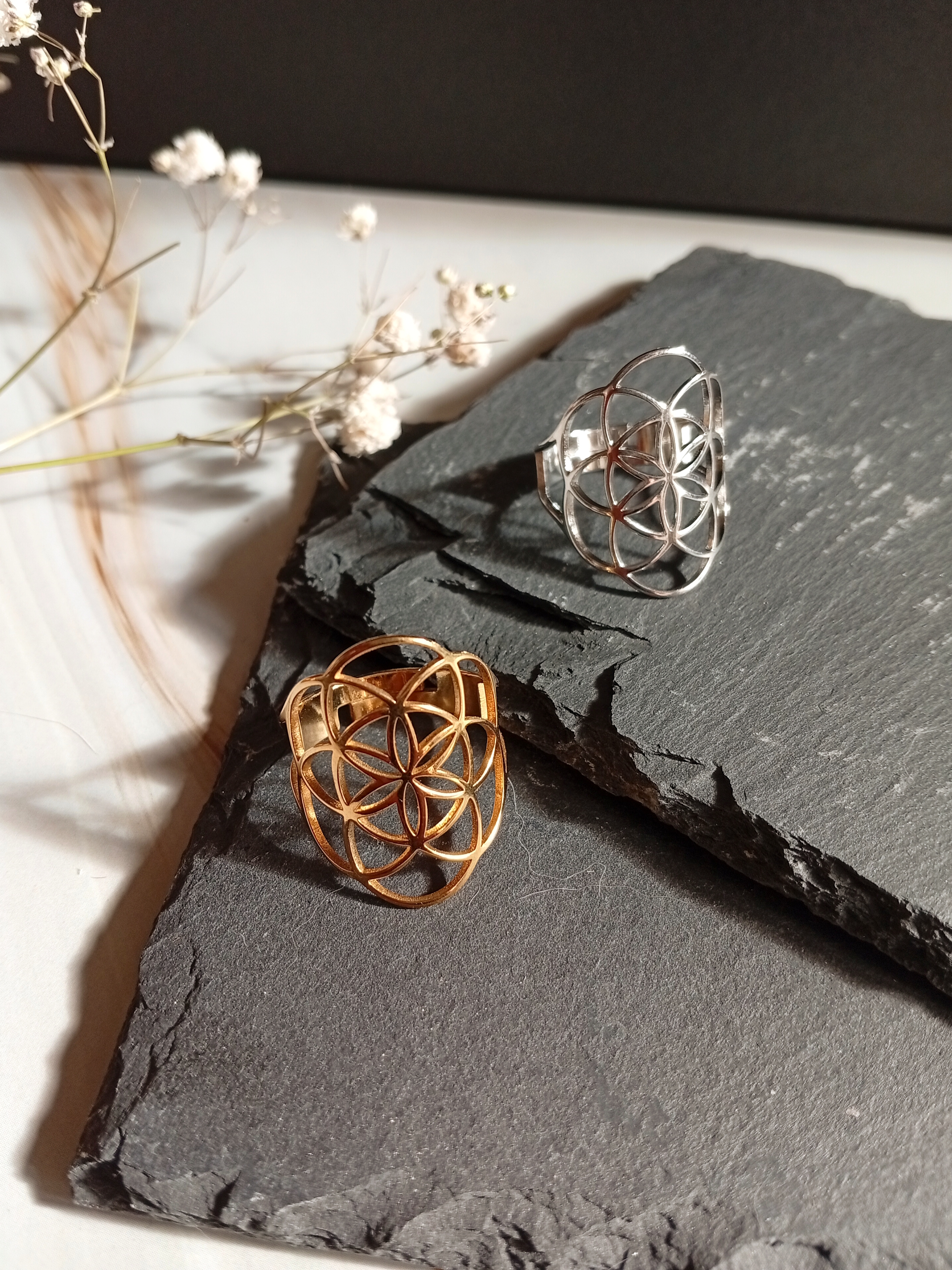 Edelstahl-Ring "Prana"