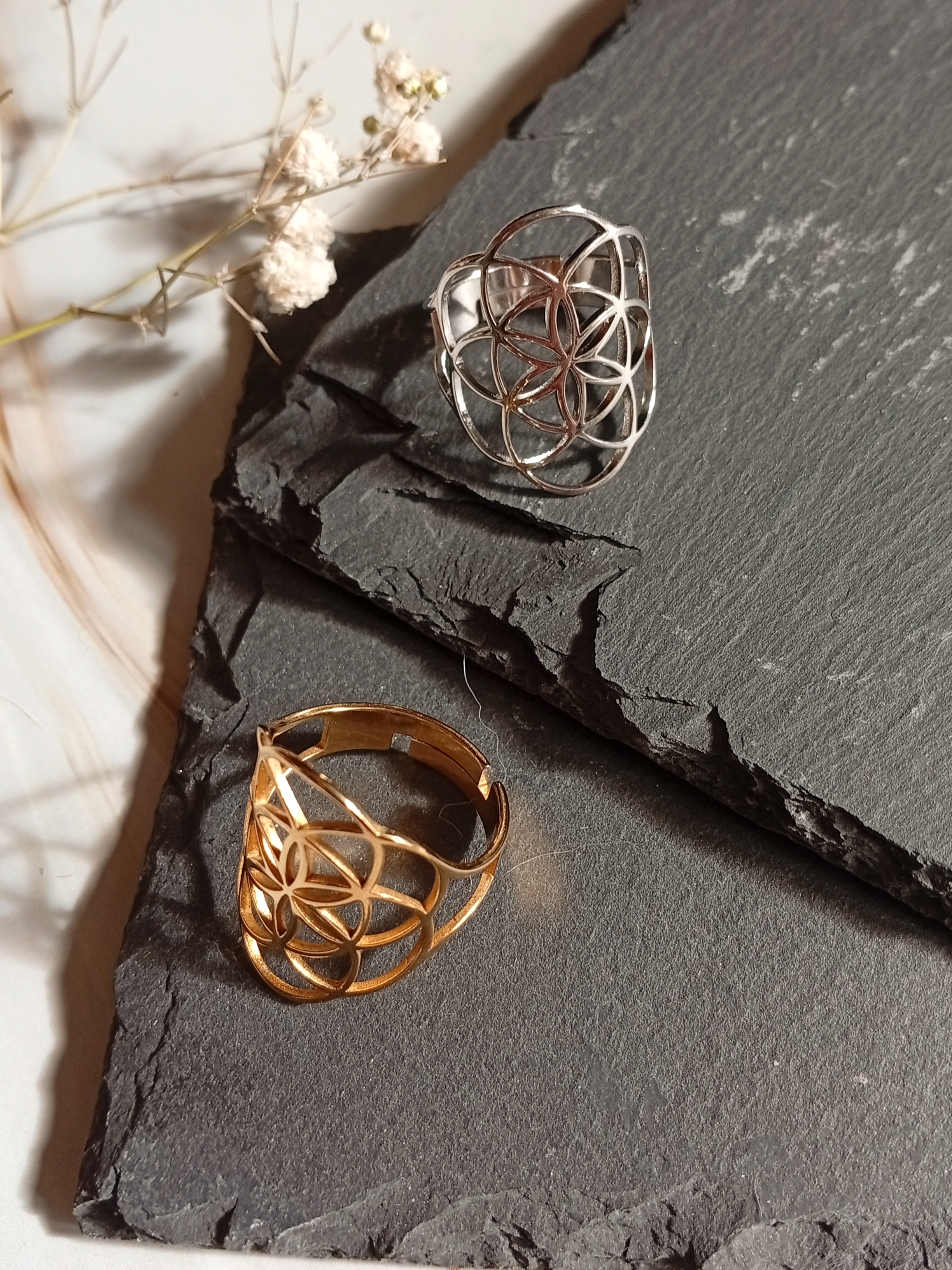 Edelstahl-Ring "Prana"