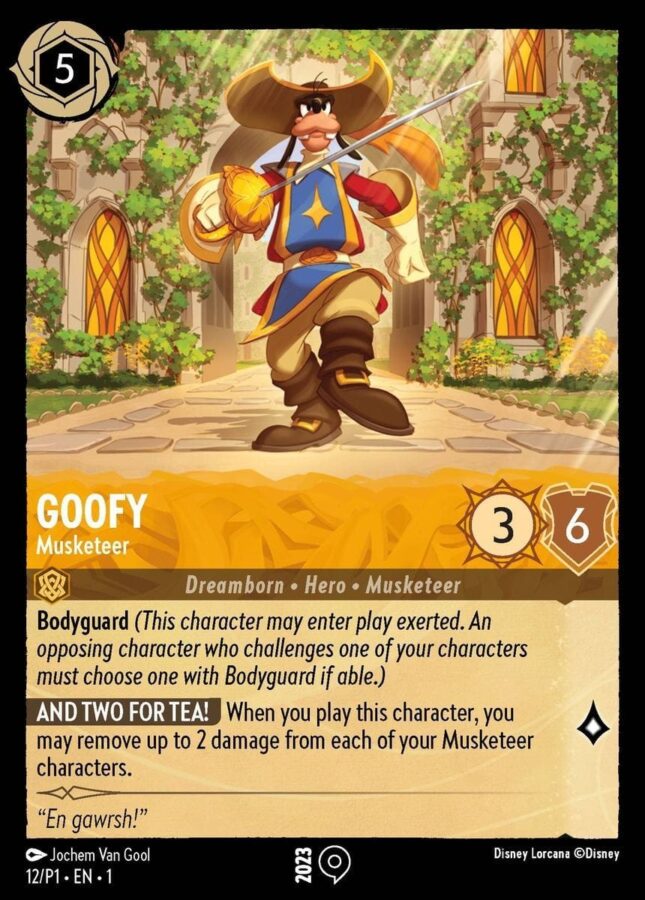 Goofy Musketeer