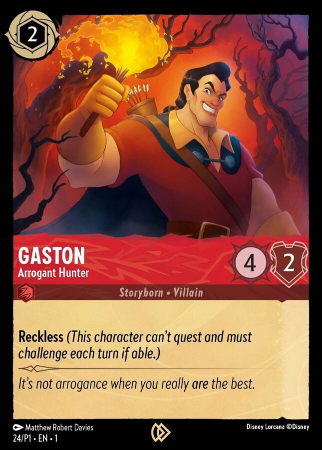 Gaston Arrogant Hunter