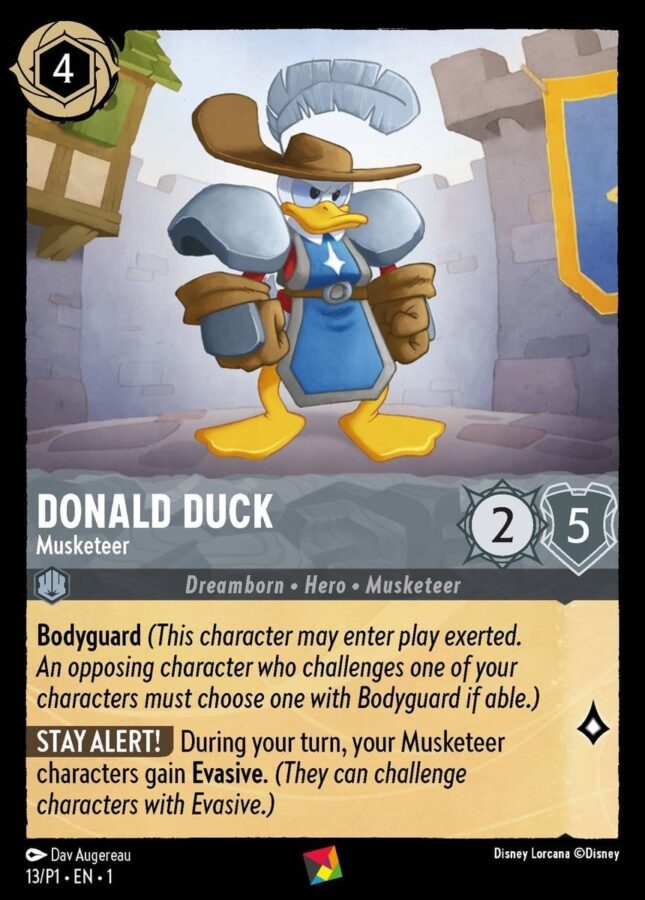 Donald Duck Musketeer