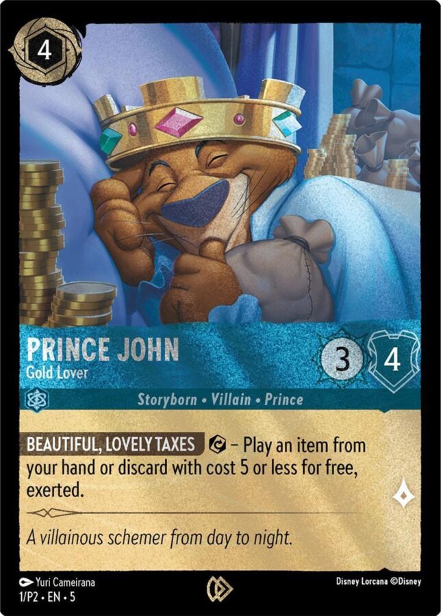 Prince John Gold Lover