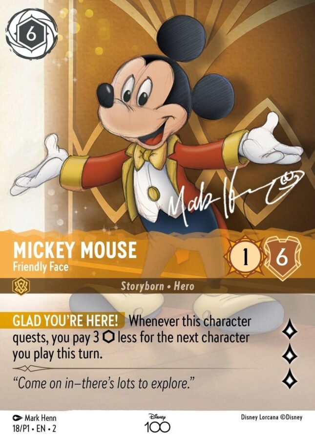 Mickey Mouse Friendly Face
