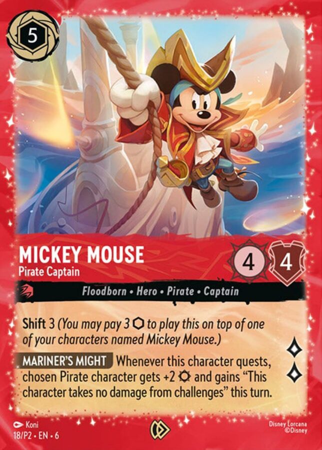 Mickey Mouse Pirate Captain