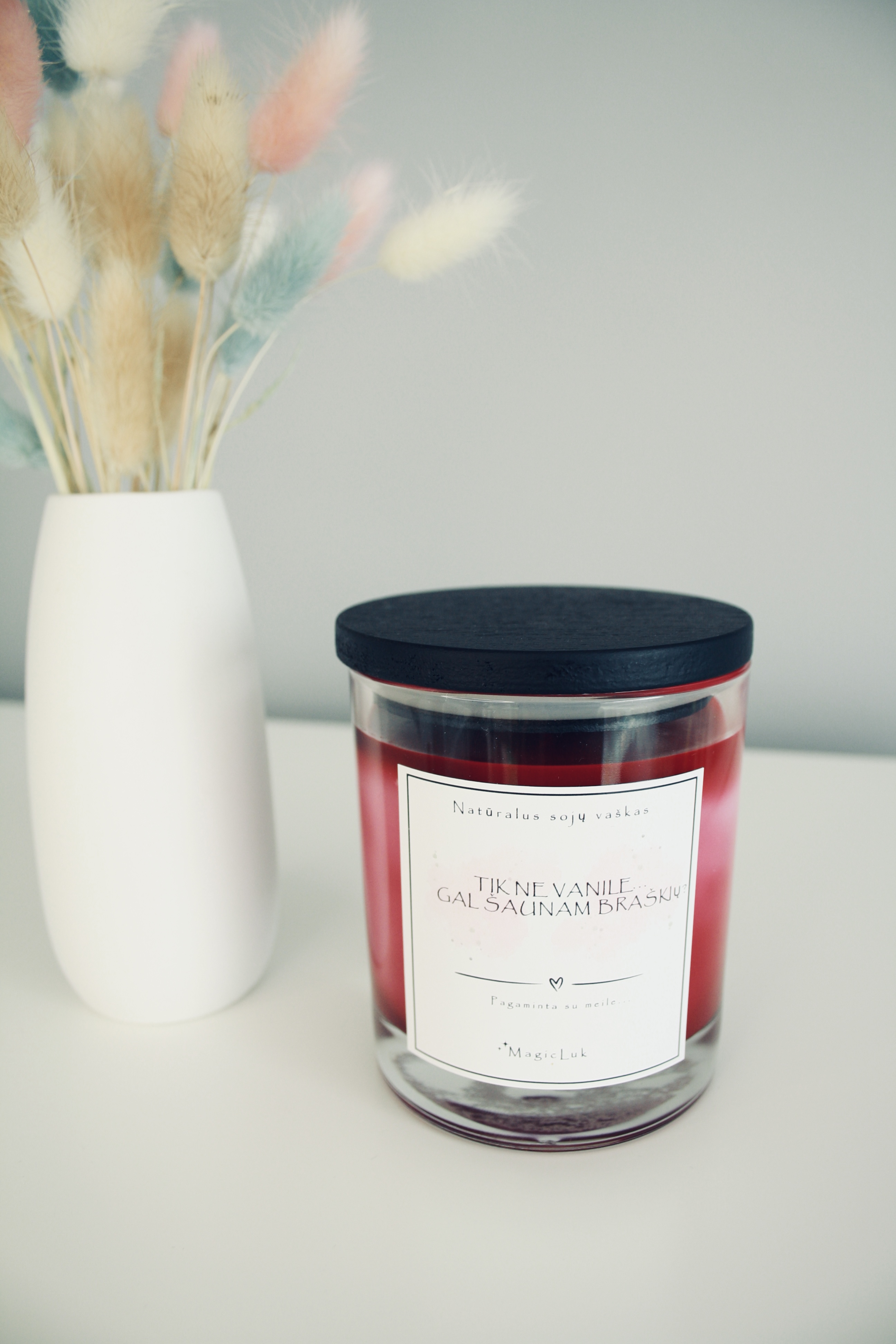 Žvakė - braškinis kremas