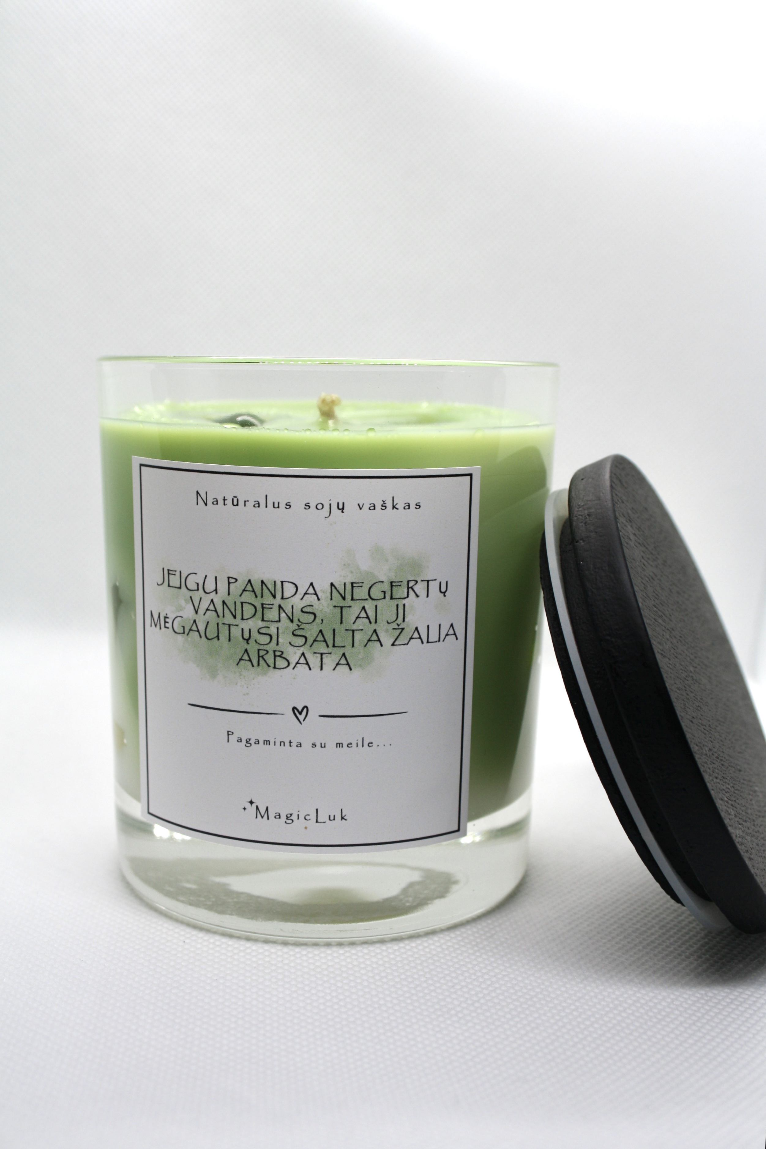 Žvakė - šalta žalia arbata