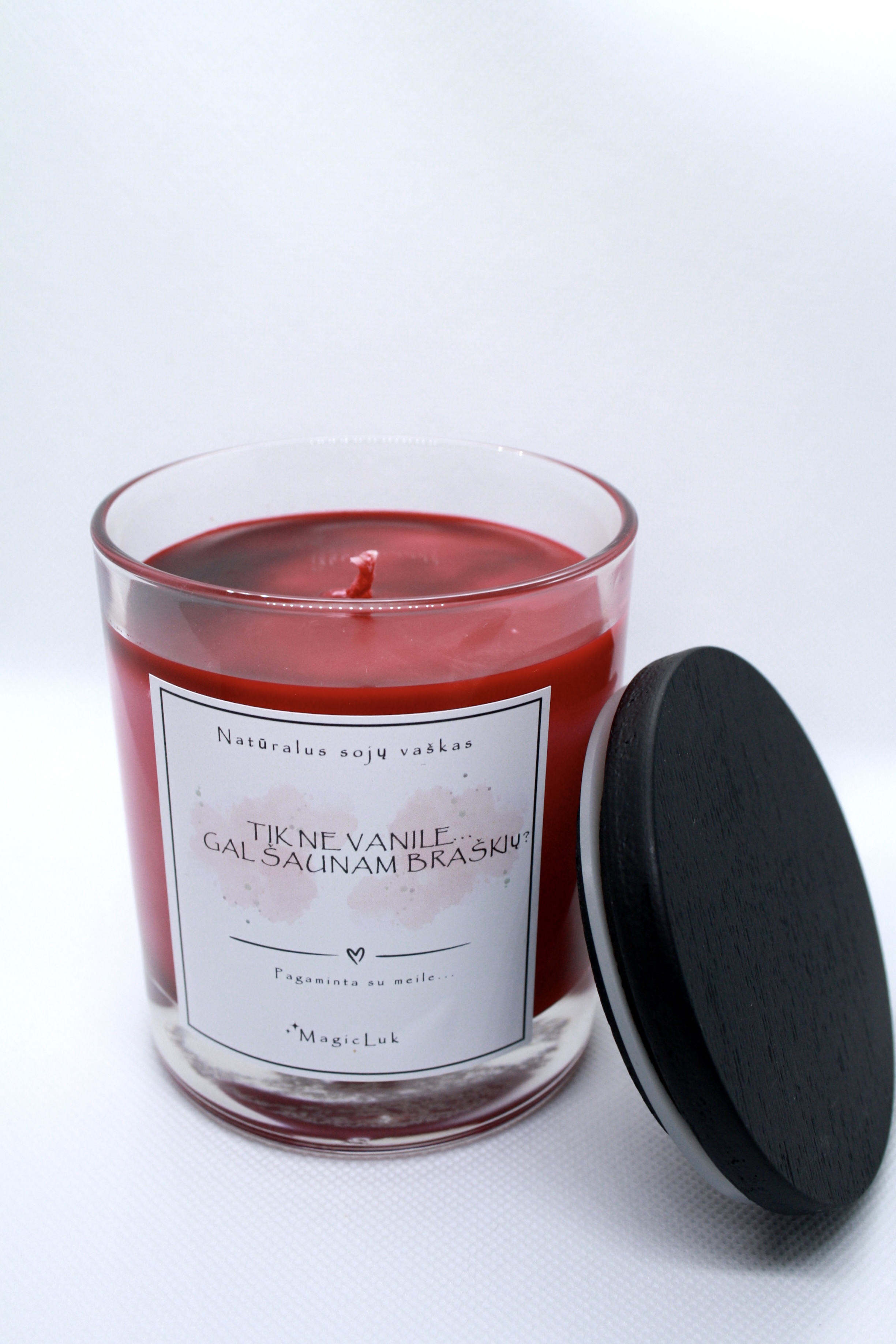 Žvakė - braškinis kremas