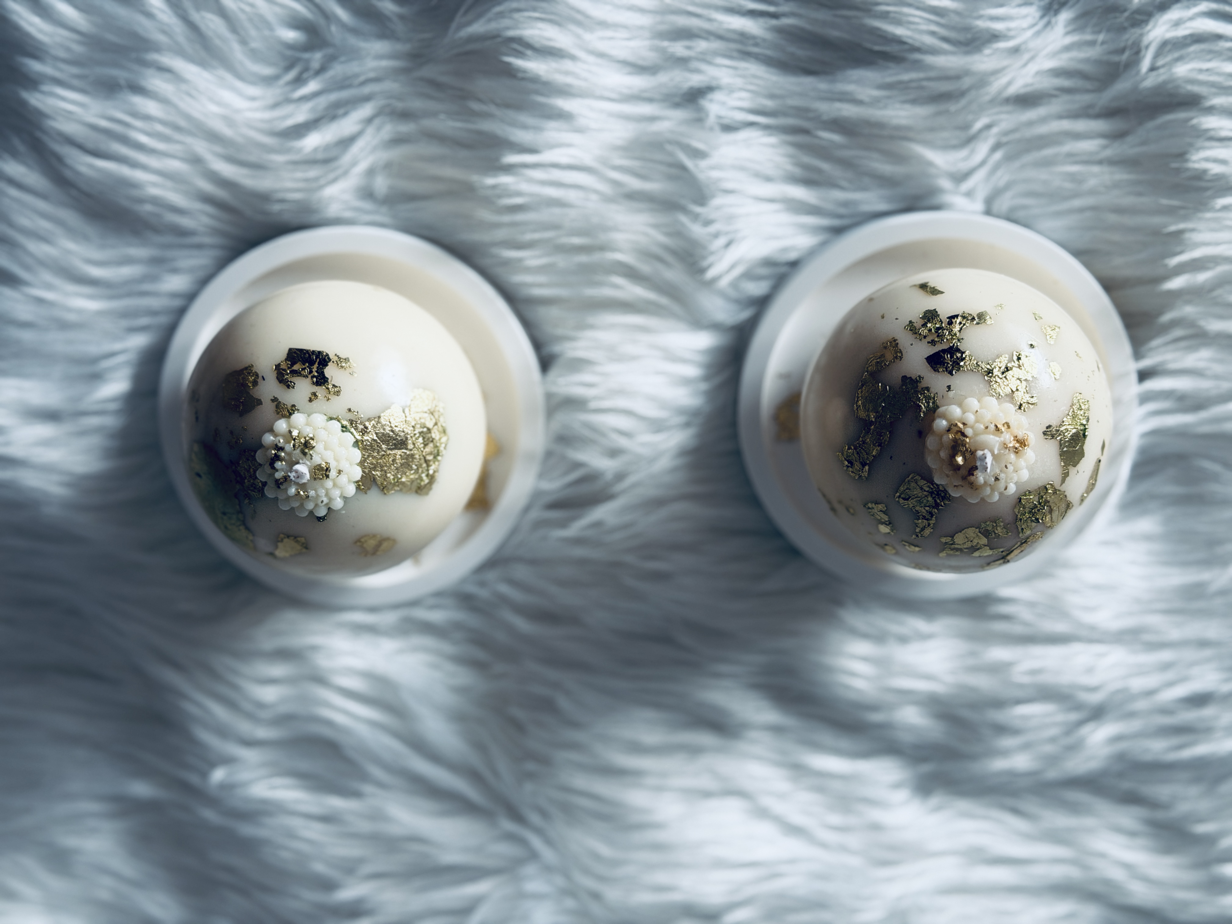 Kalėdiniai žvakių burbulai