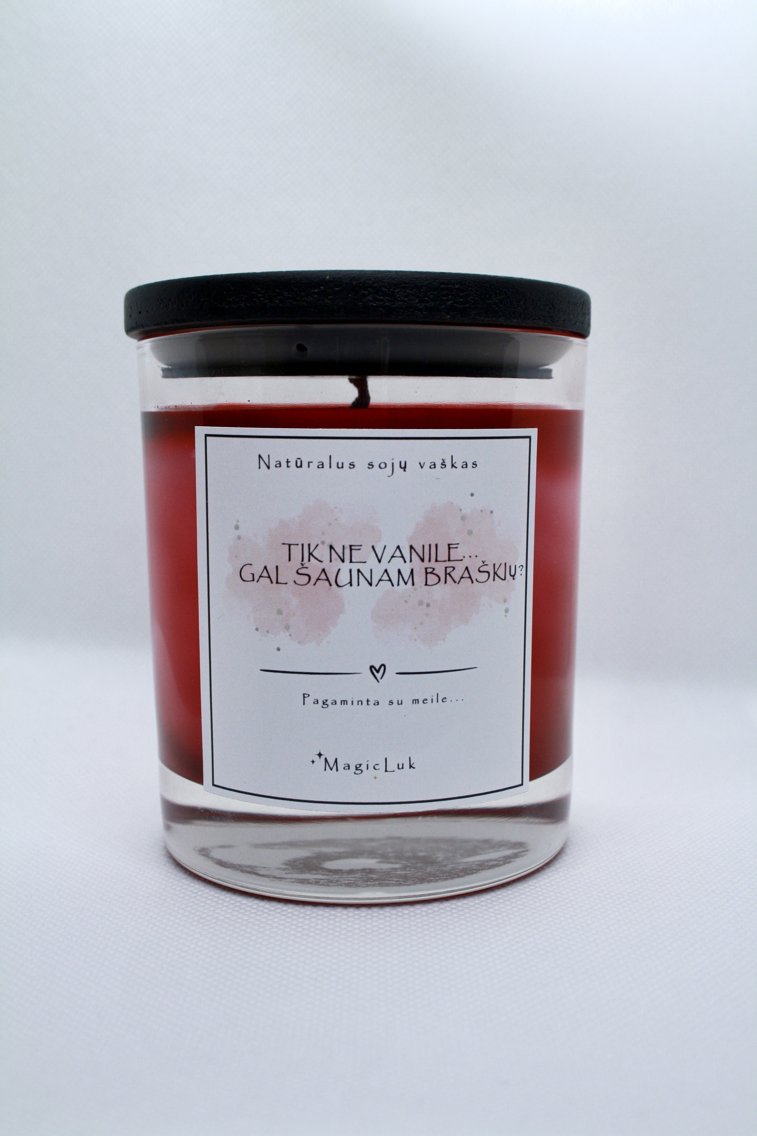 Žvakė - braškinis kremas