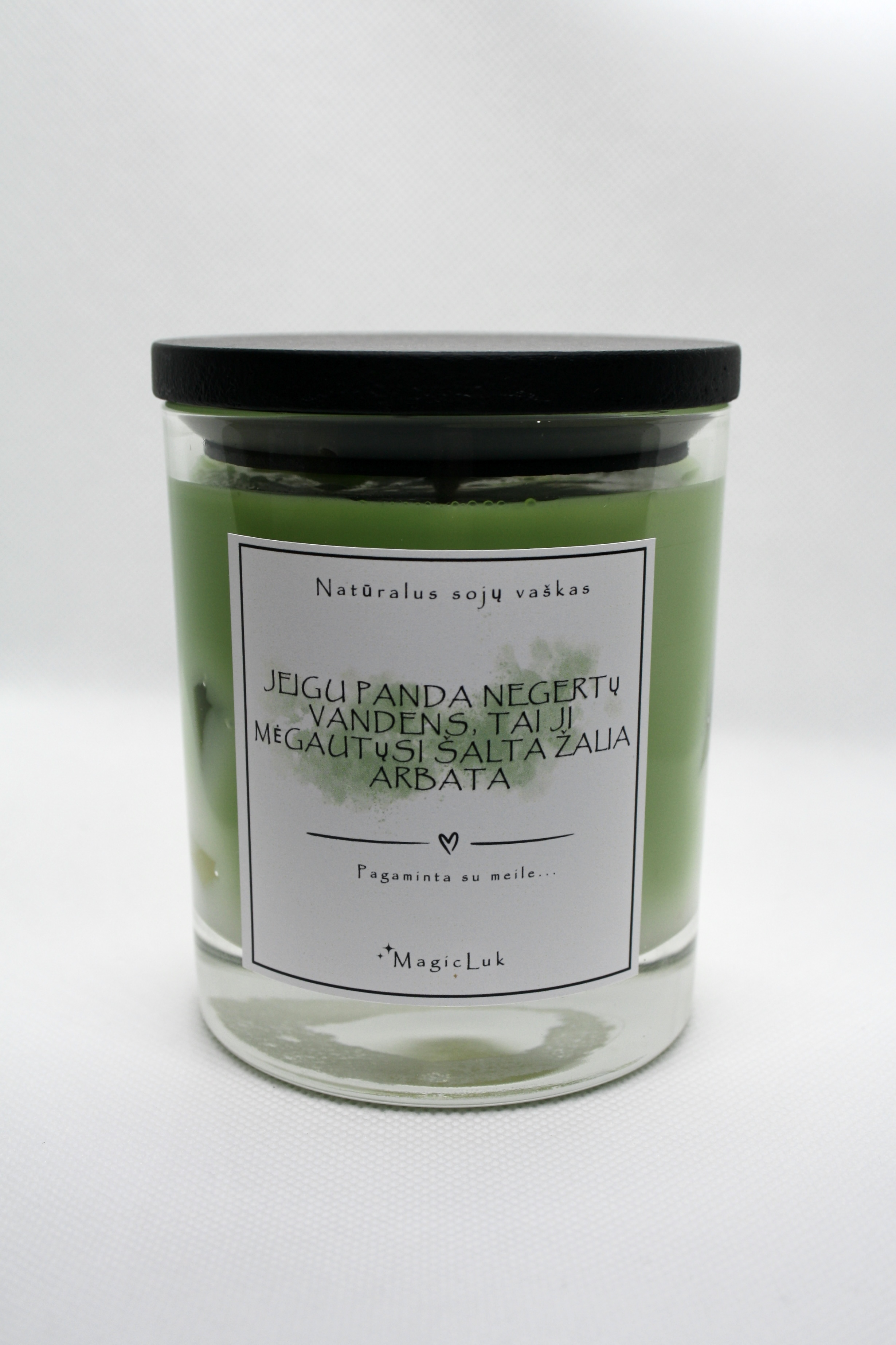 Žvakė - šalta žalia arbata