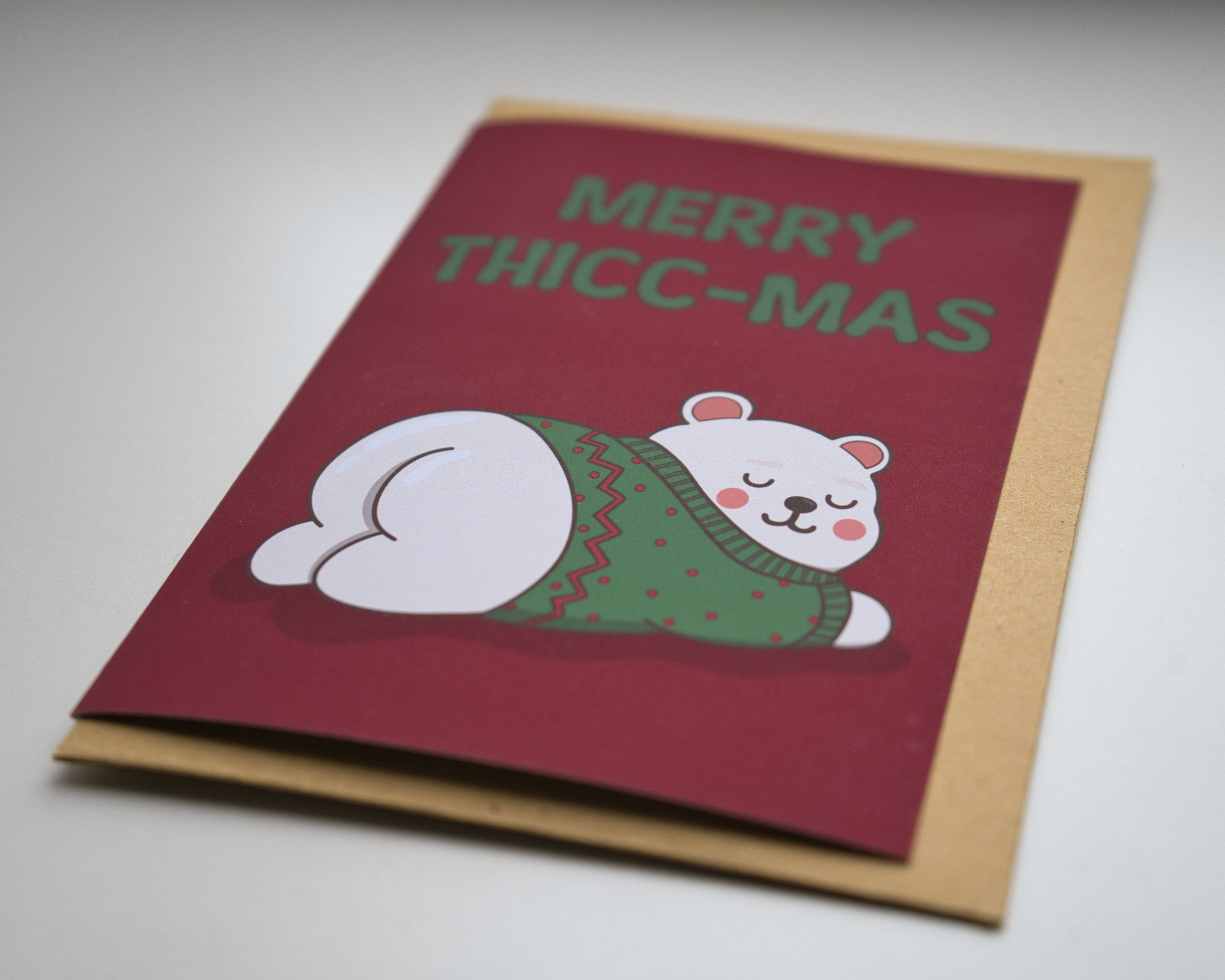 Merry Thicc-mas Card