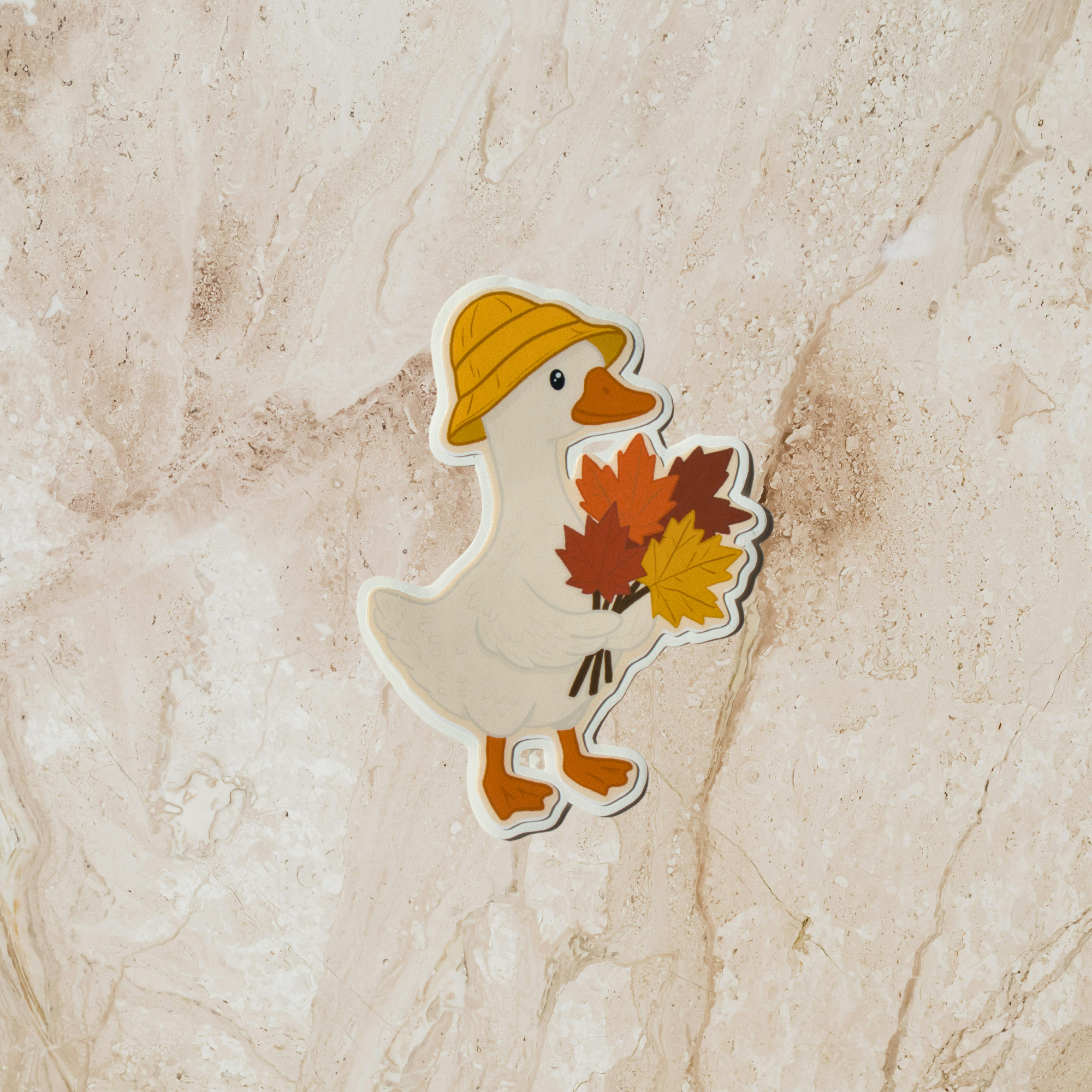 Autumn Goose Sticker