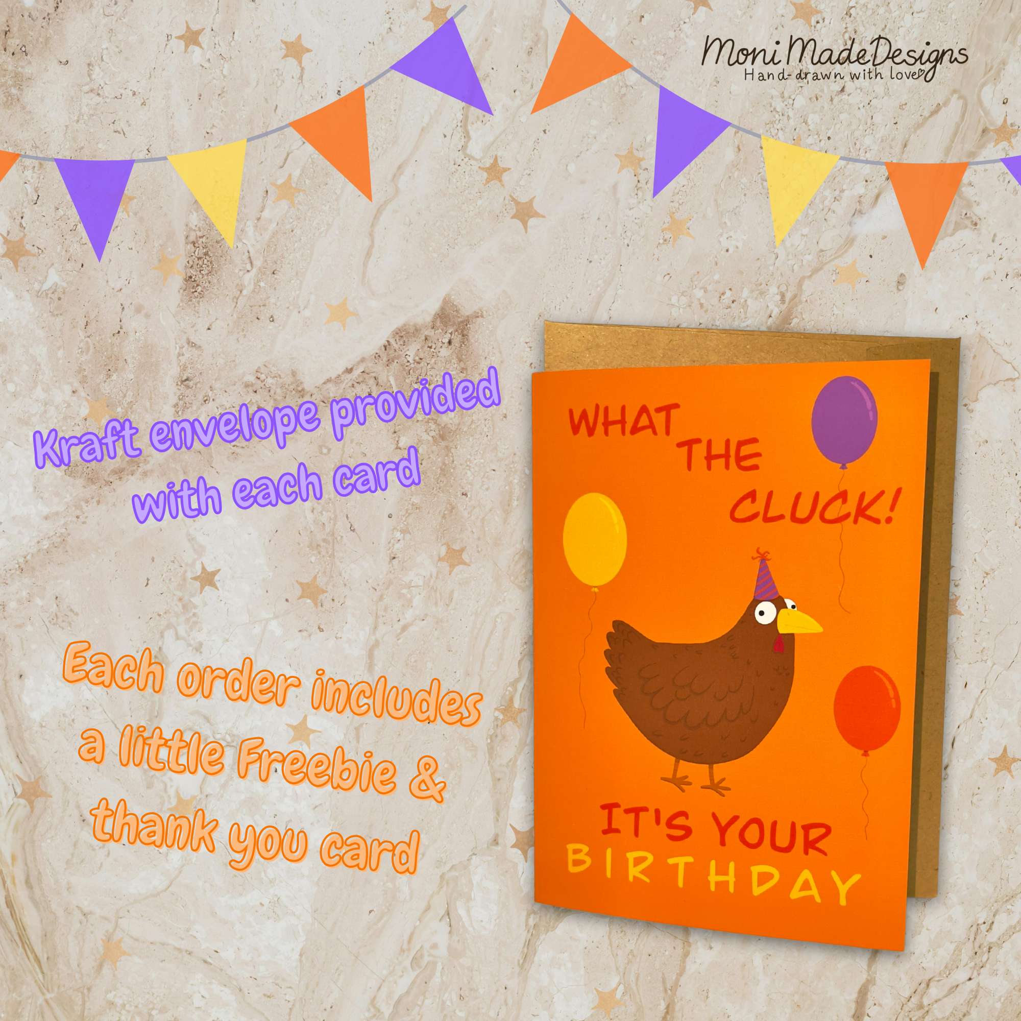 Funny Chicken Birthday Card