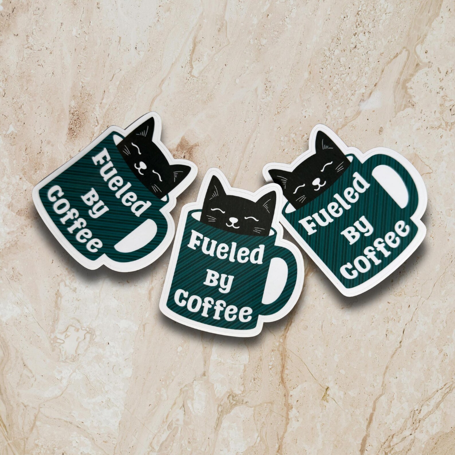 Fueled By Coffee Sticker