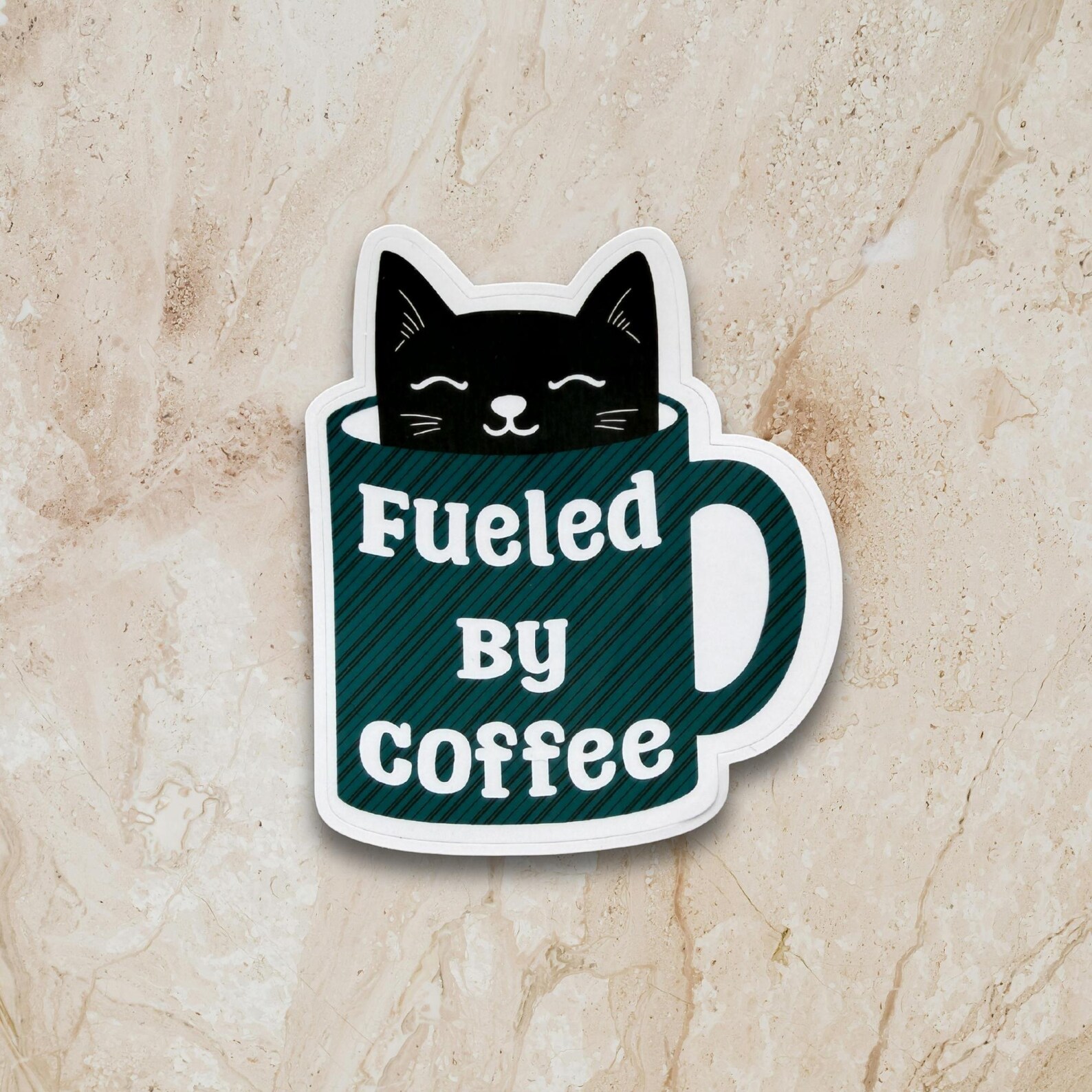Fueled By Coffee Sticker
