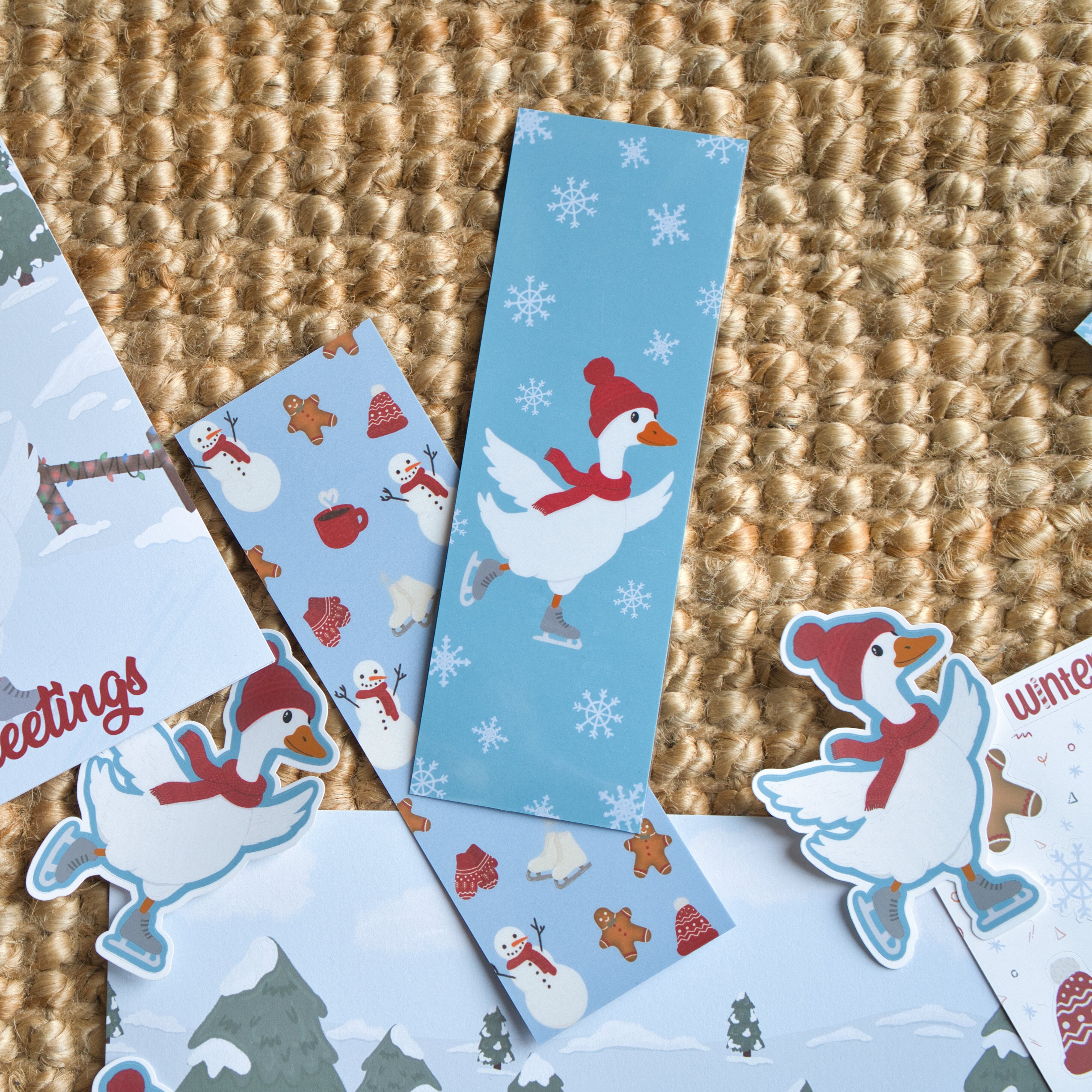 Winter Goose Bookmark