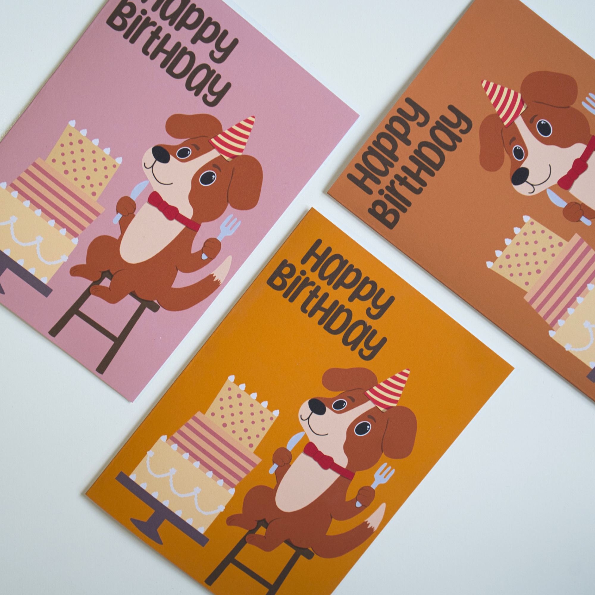 Cute Dog Birthday Card