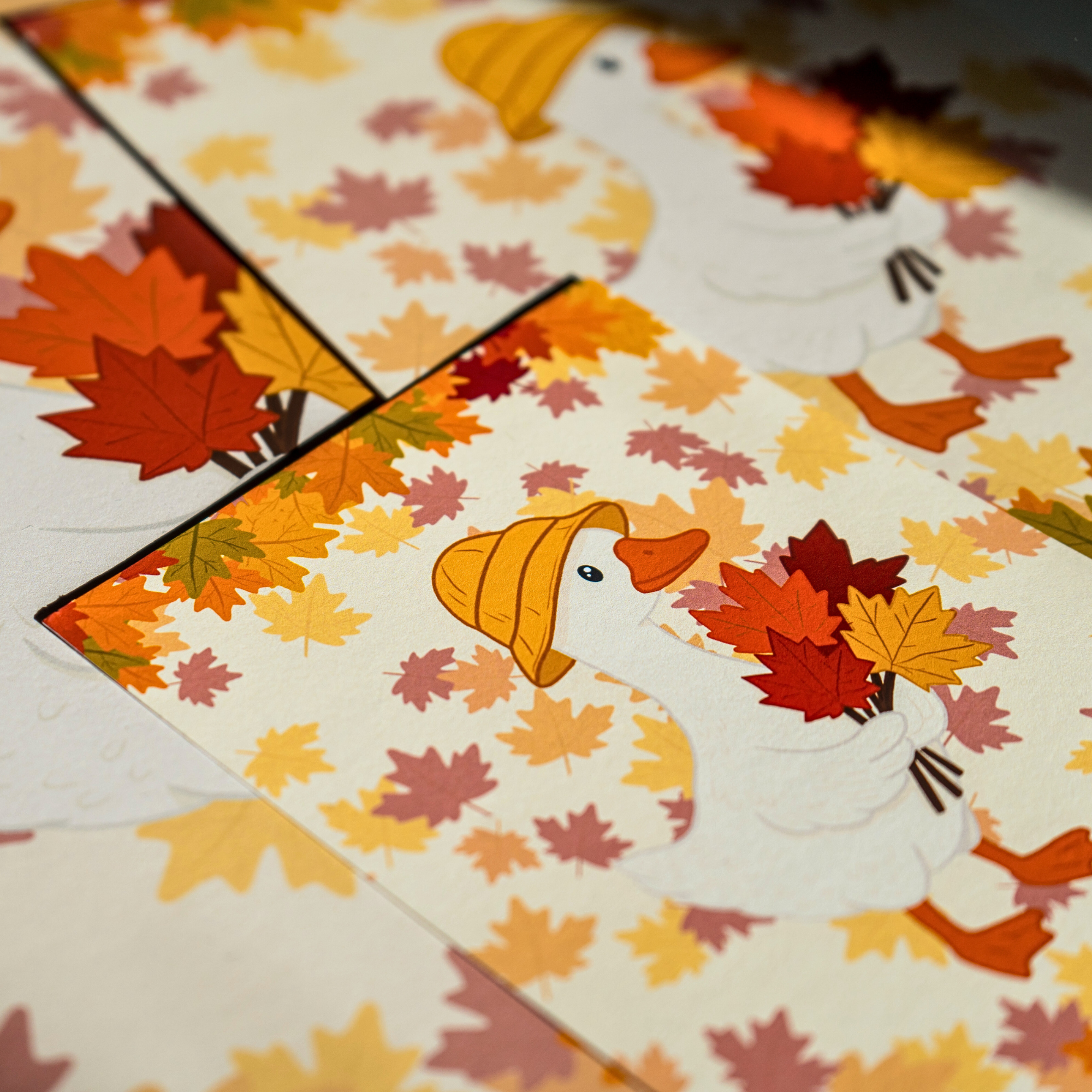 Autumn Goose Art Print