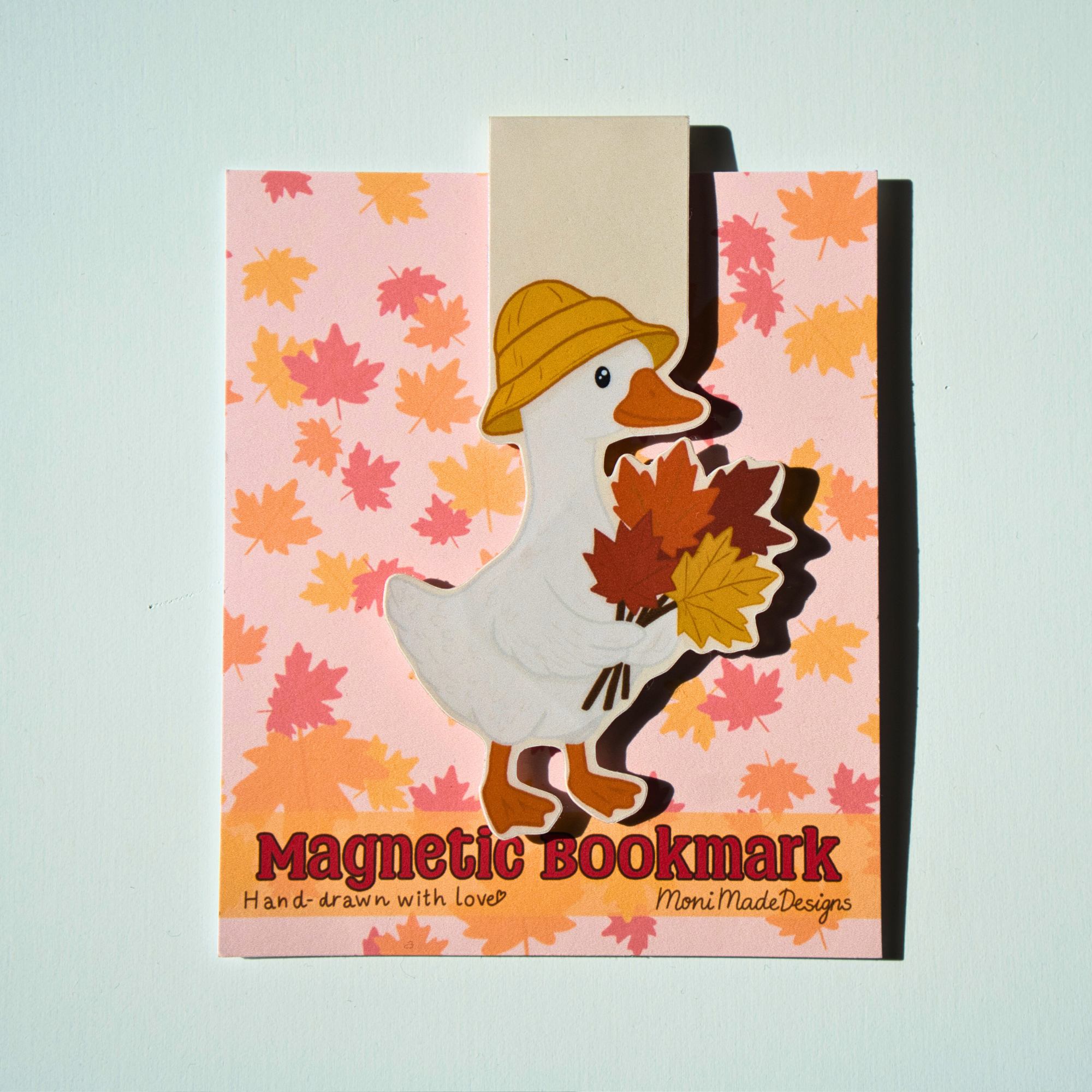 Autumn Goose Magnetic Bookmark