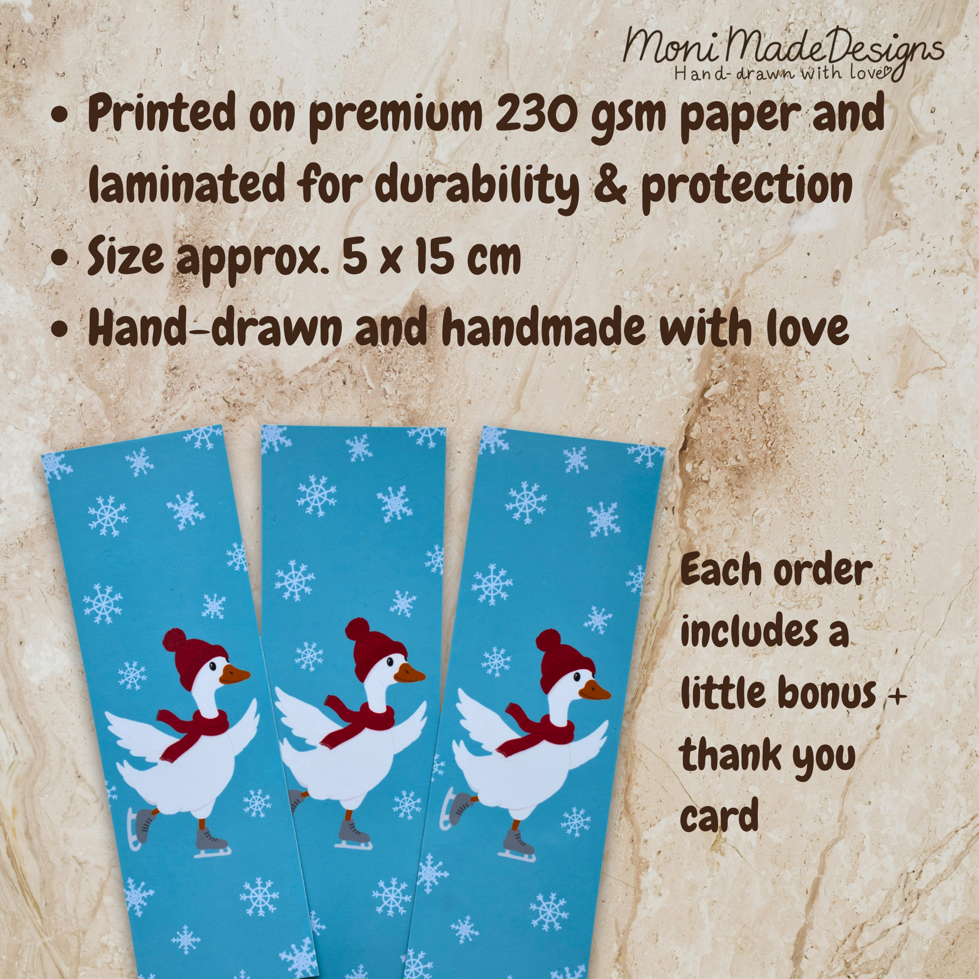 Winter Goose Bookmark