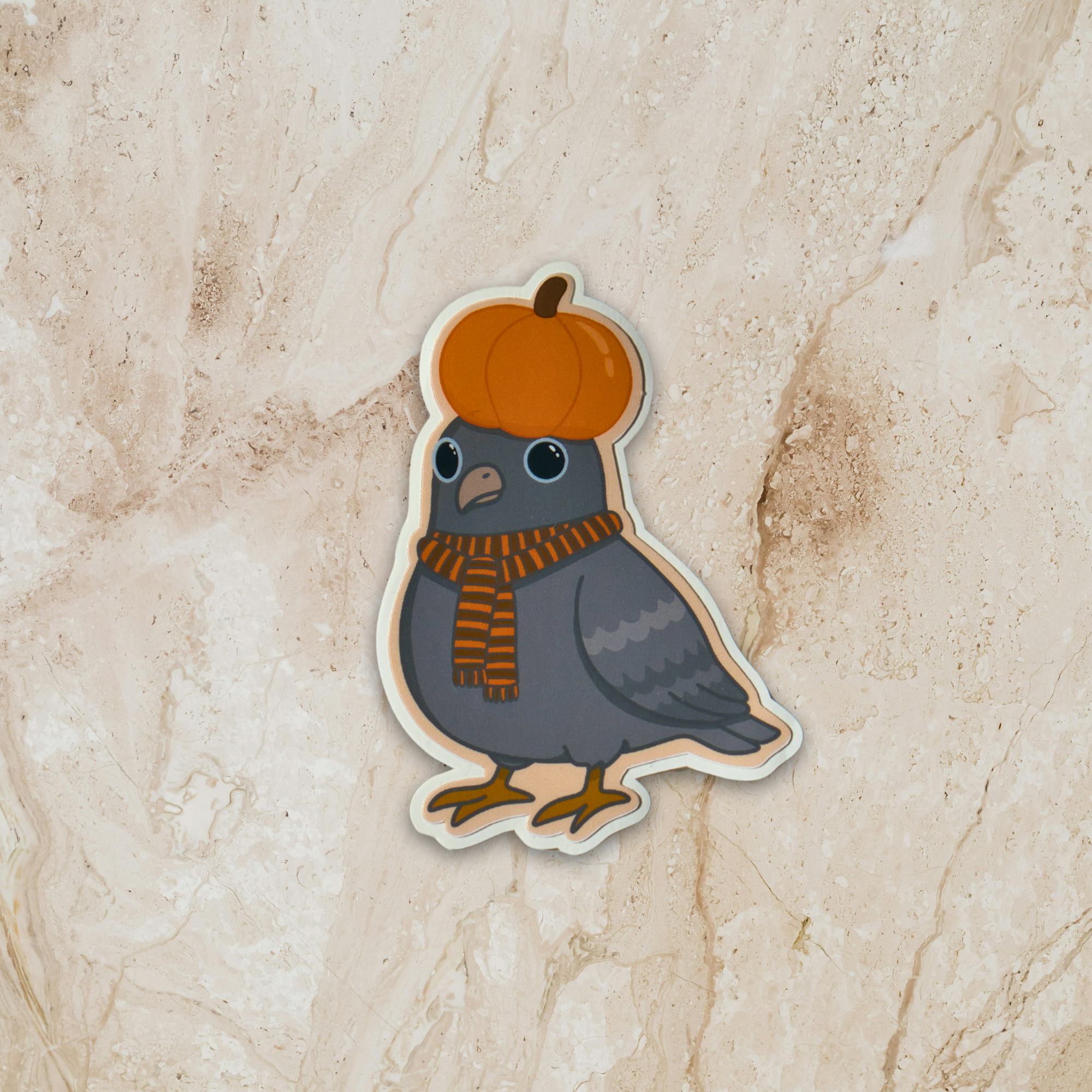 Autumn Pigeon Sticker 