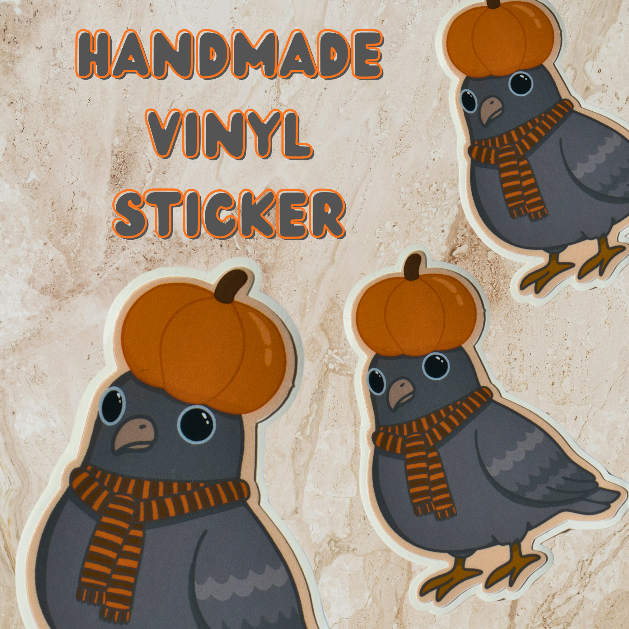 Autumn Pigeon Sticker 