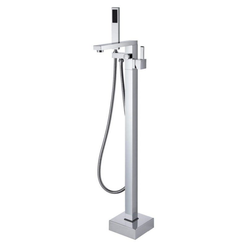 Black Freestanding Bath Faucet