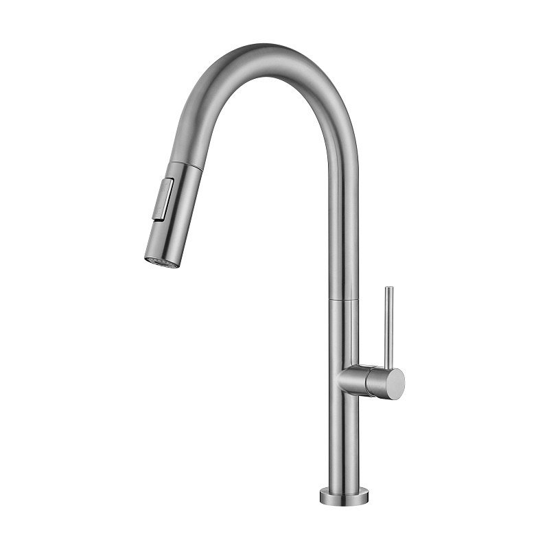Modern 304 Stainless Steel Kitchen Faucet