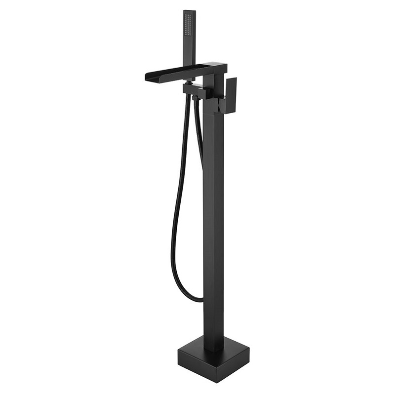 waterfall Floor-Mounted Bathtub Faucet