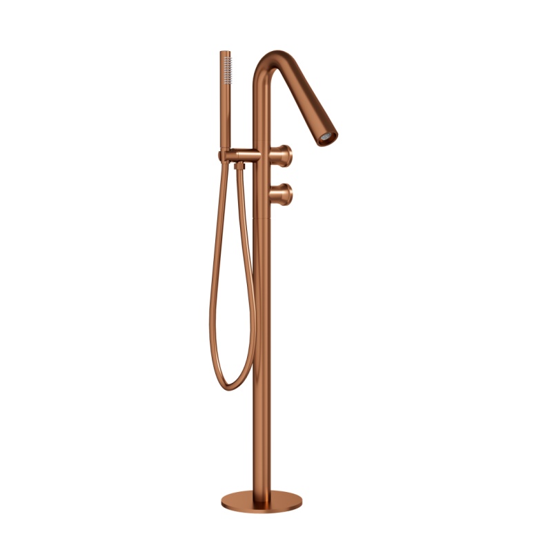 Modern Gold Freestanding Bathtub Faucet