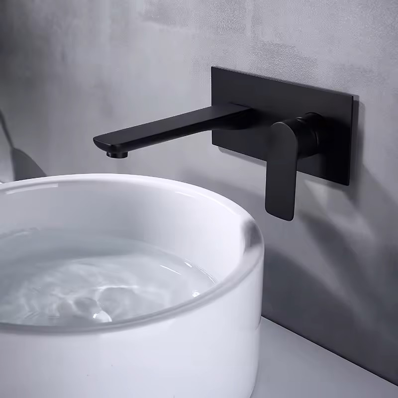 Modern Wall-Mounted Bathroom Faucet