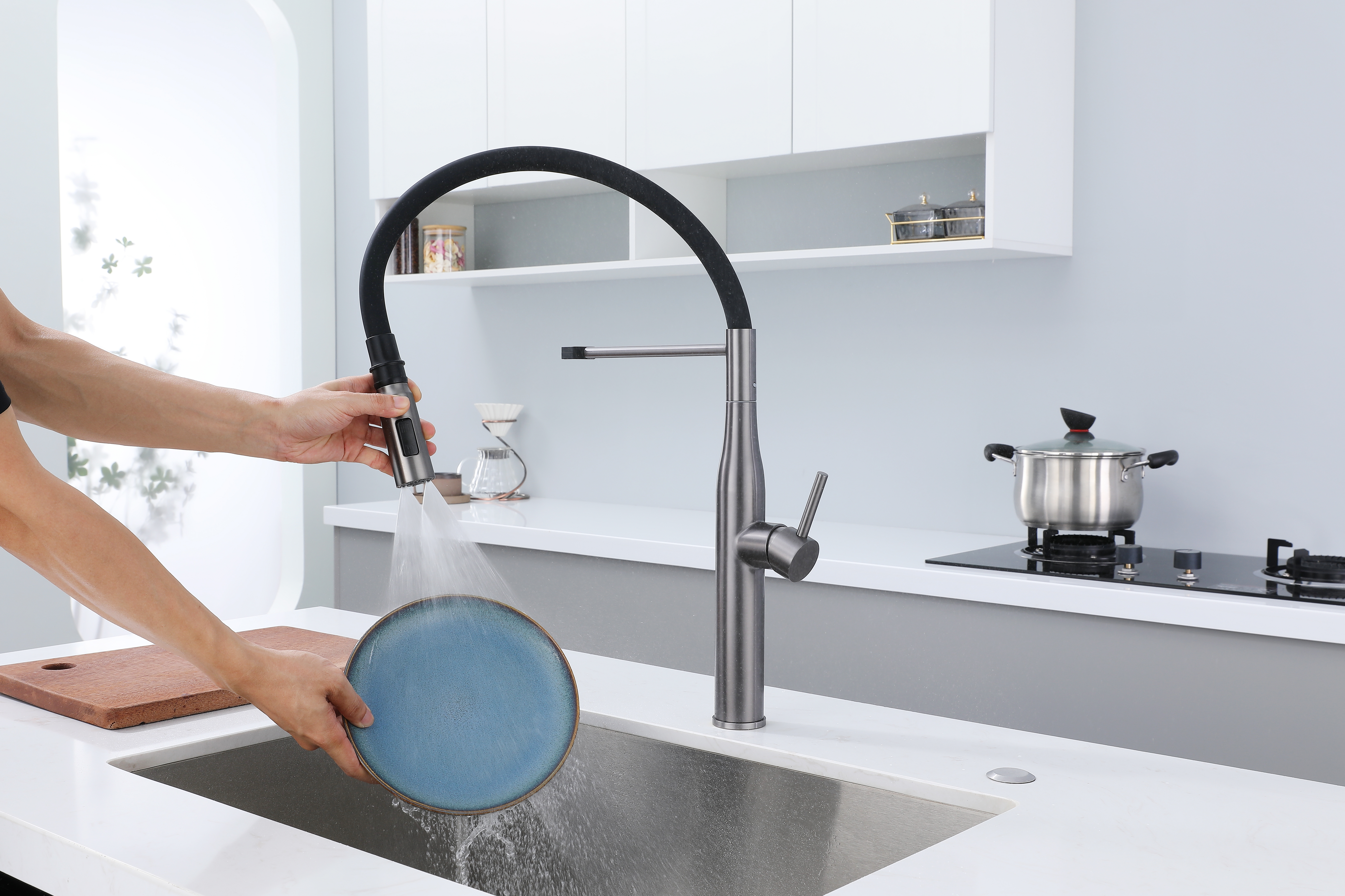 Pull-Down Kitchen Faucet