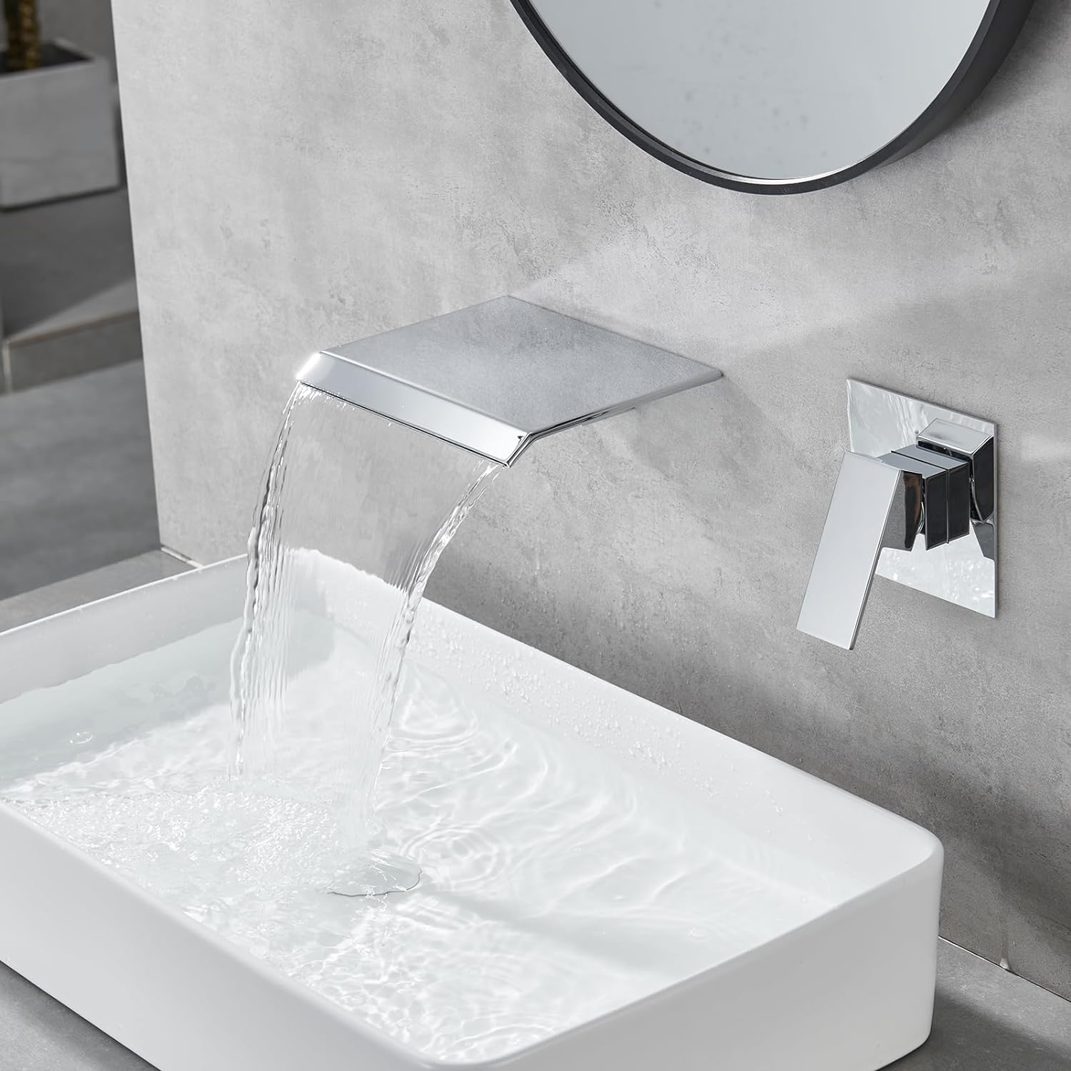 Modern Waterfall Bathroom Faucet