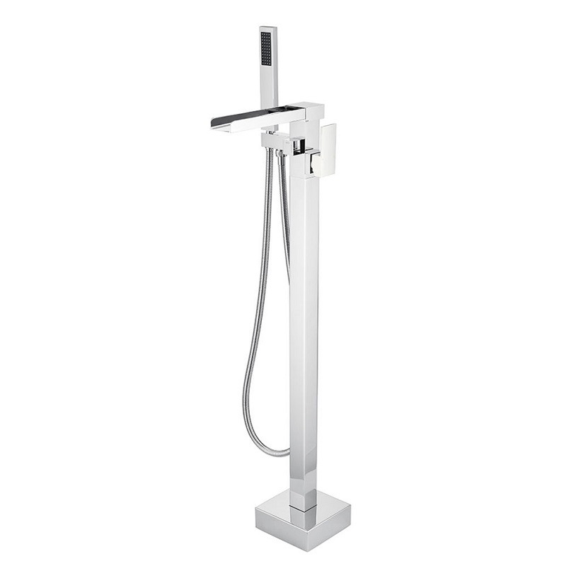 waterfall Floor-Mounted Bathtub Faucet
