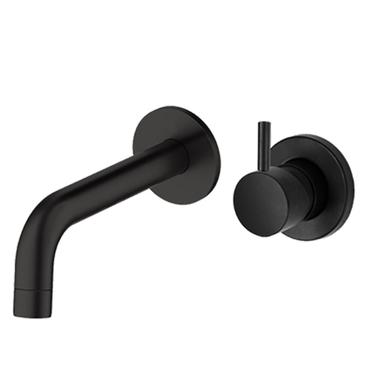 brushed nickel Wall-mounted Bathroom Faucet