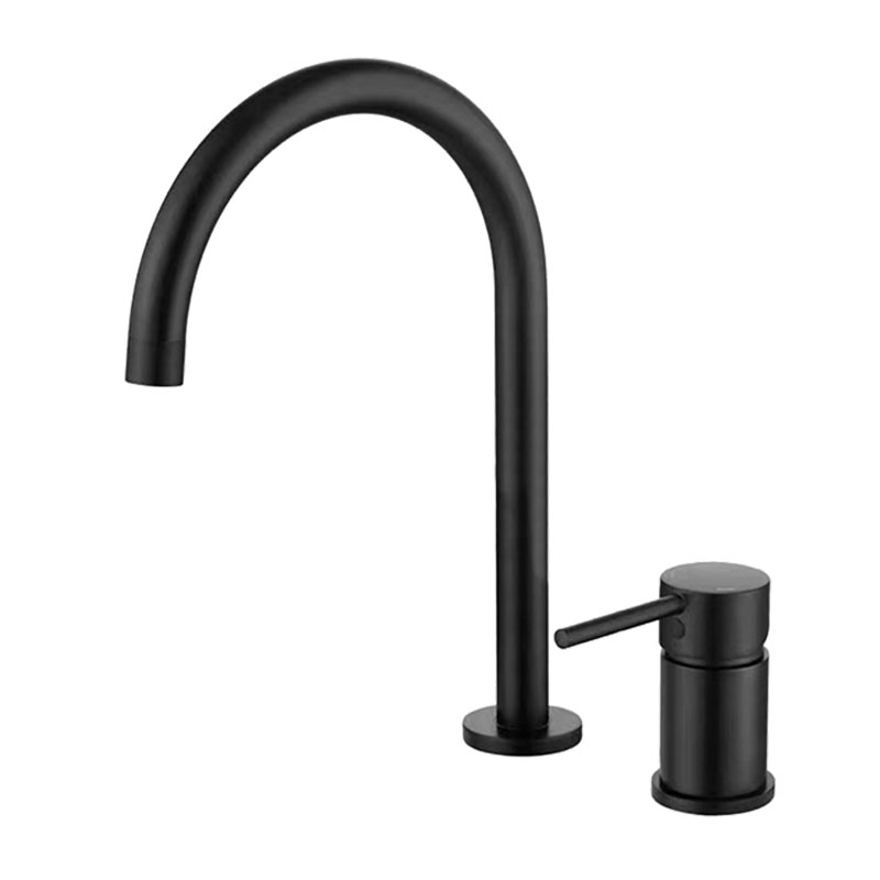 Brushed Gold Brass basin tap