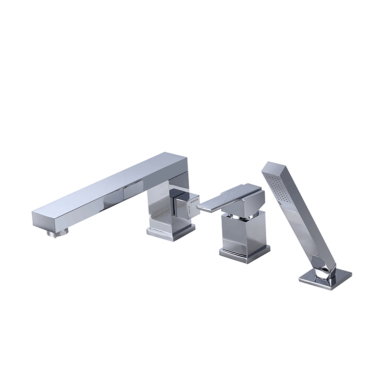 Modern Chrome Bathtub Faucet Set