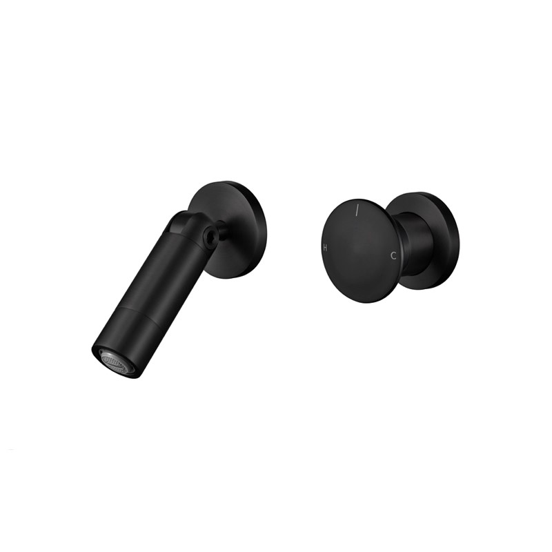 Matte Black Wall mounted faucet