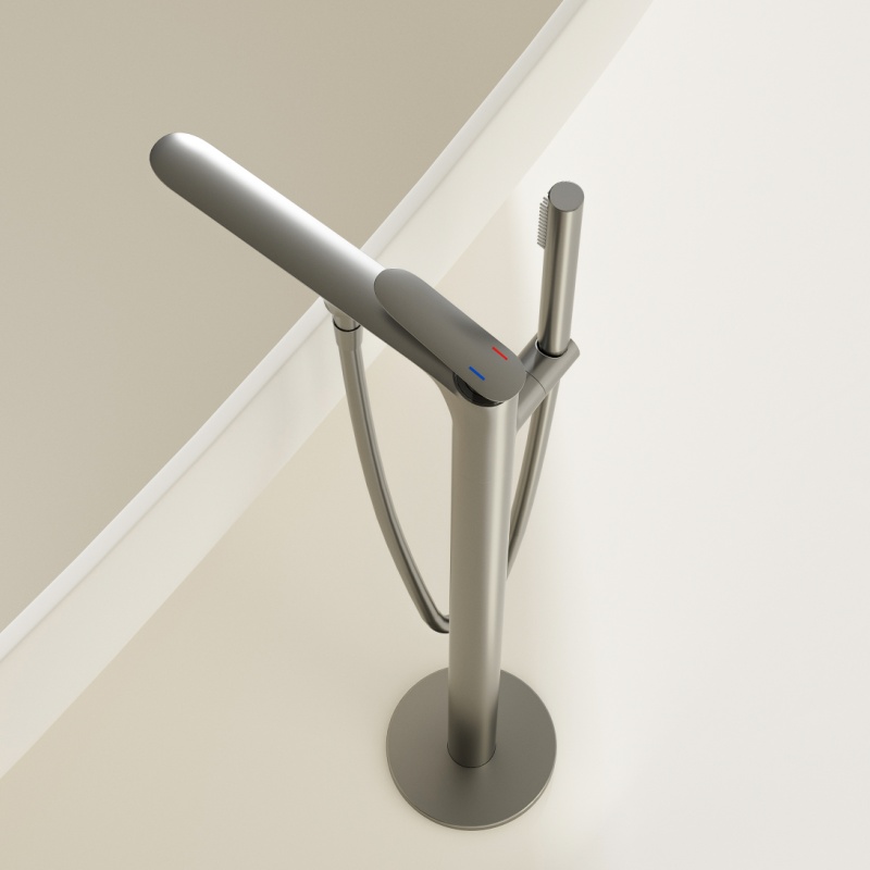 Modern Floor-Mounted Bathtub Faucet