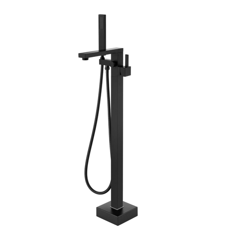 Black Freestanding Bath Faucet