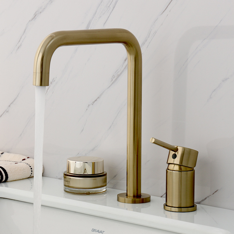 Modern matte black kitchen faucet