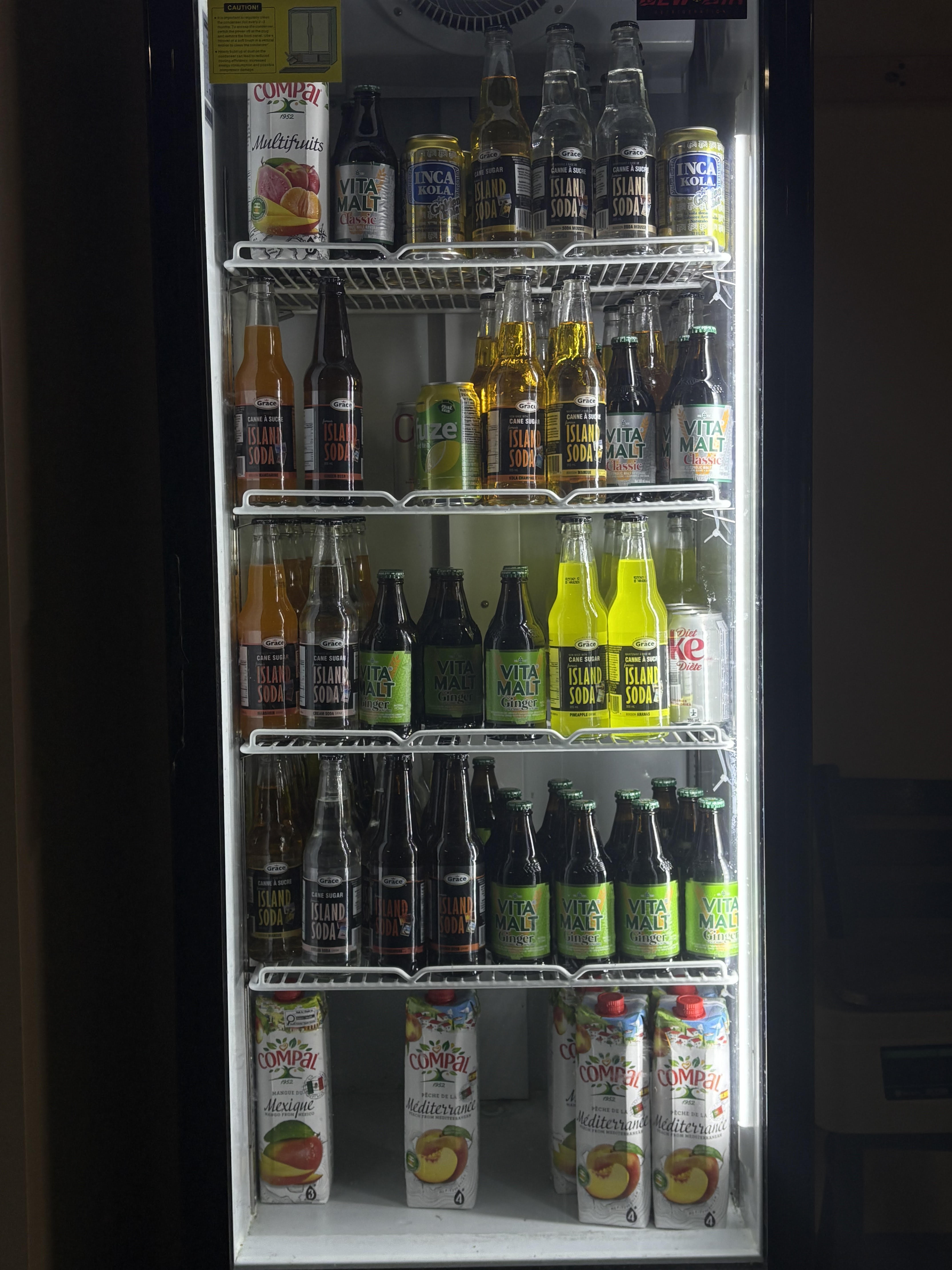 Small Variety of Chilled Beverages
