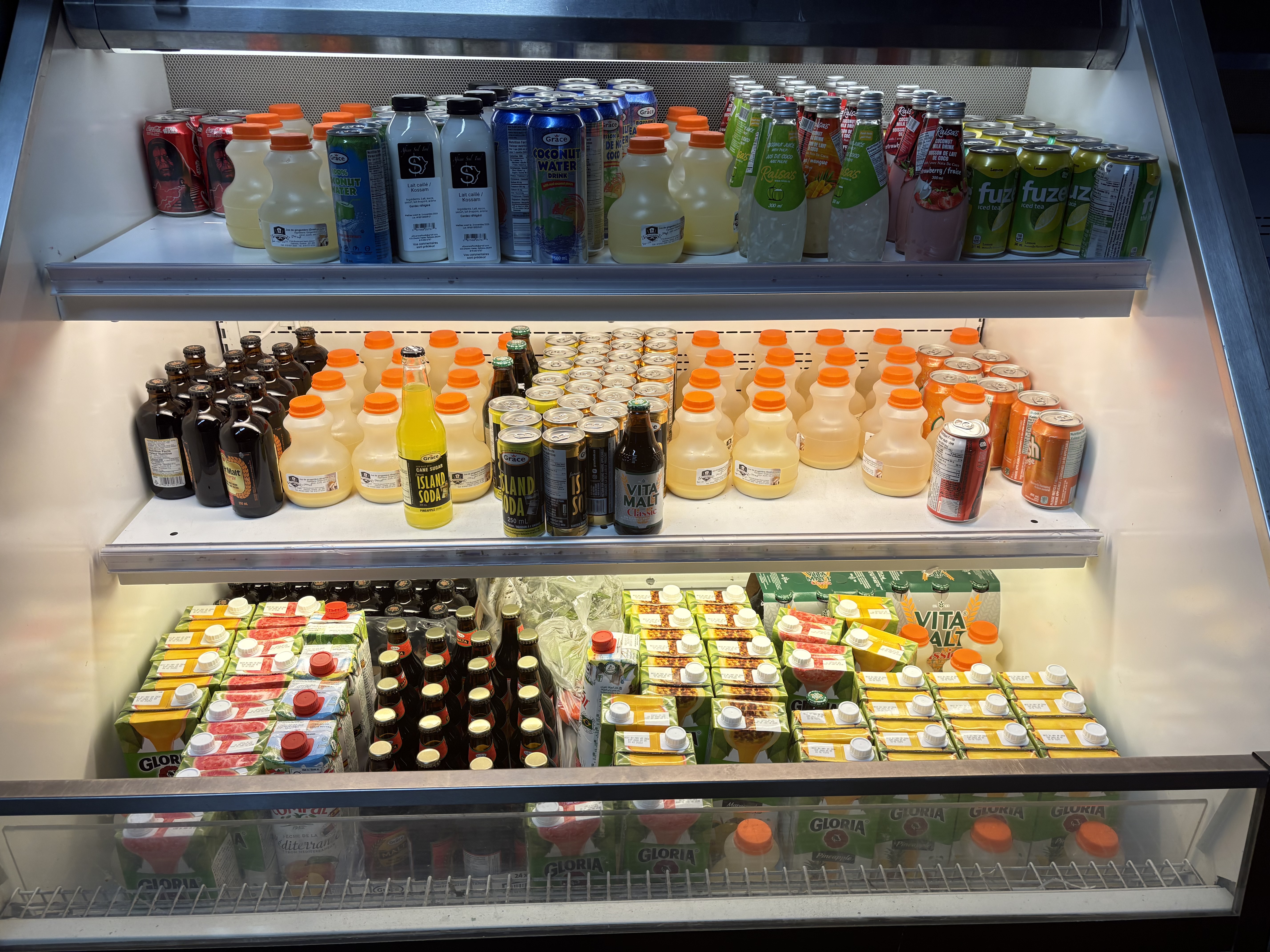 Small Variety of Chilled Beverages