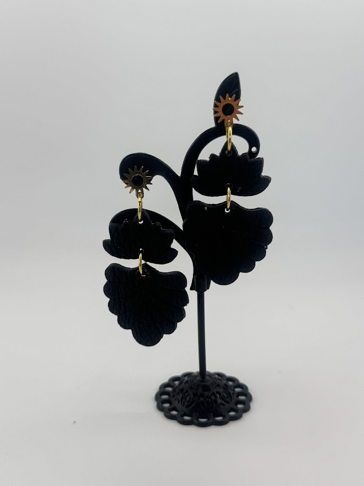 Black Statement Earrings